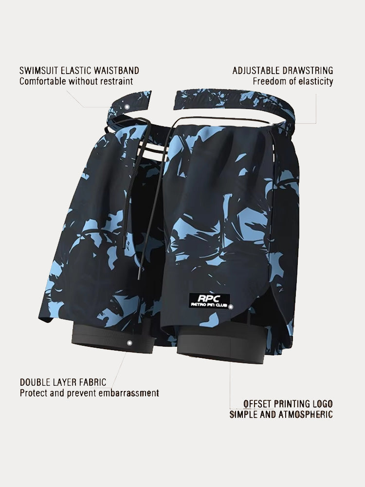 Men's Summer Printed Boardshorts - PAT3