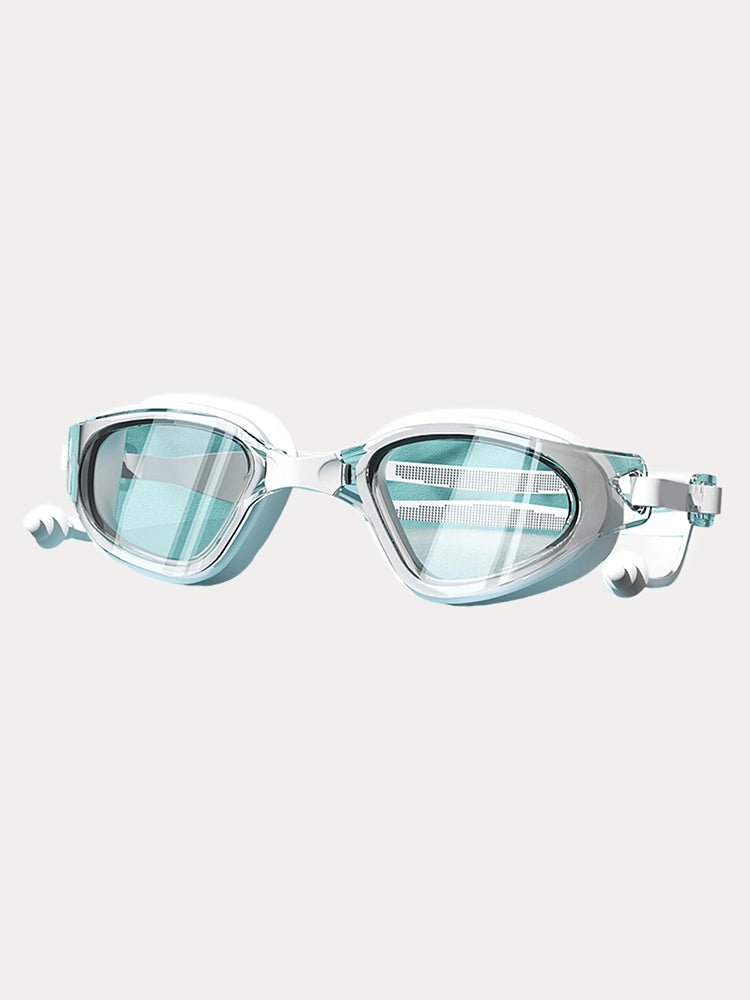 Anti-Fog Swimming Goggles with Ear Plugs - PAT3