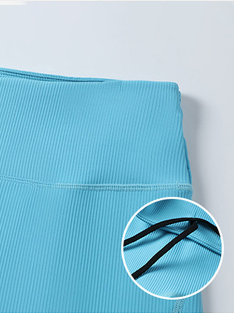 Men's Pro-Stretch Compression Running Shorts - Light Blue