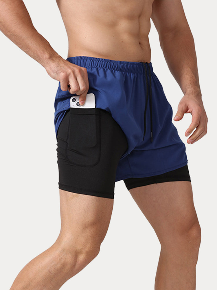 Men's Ultra-Light 2-in-1 Marathon Shorts - Blue