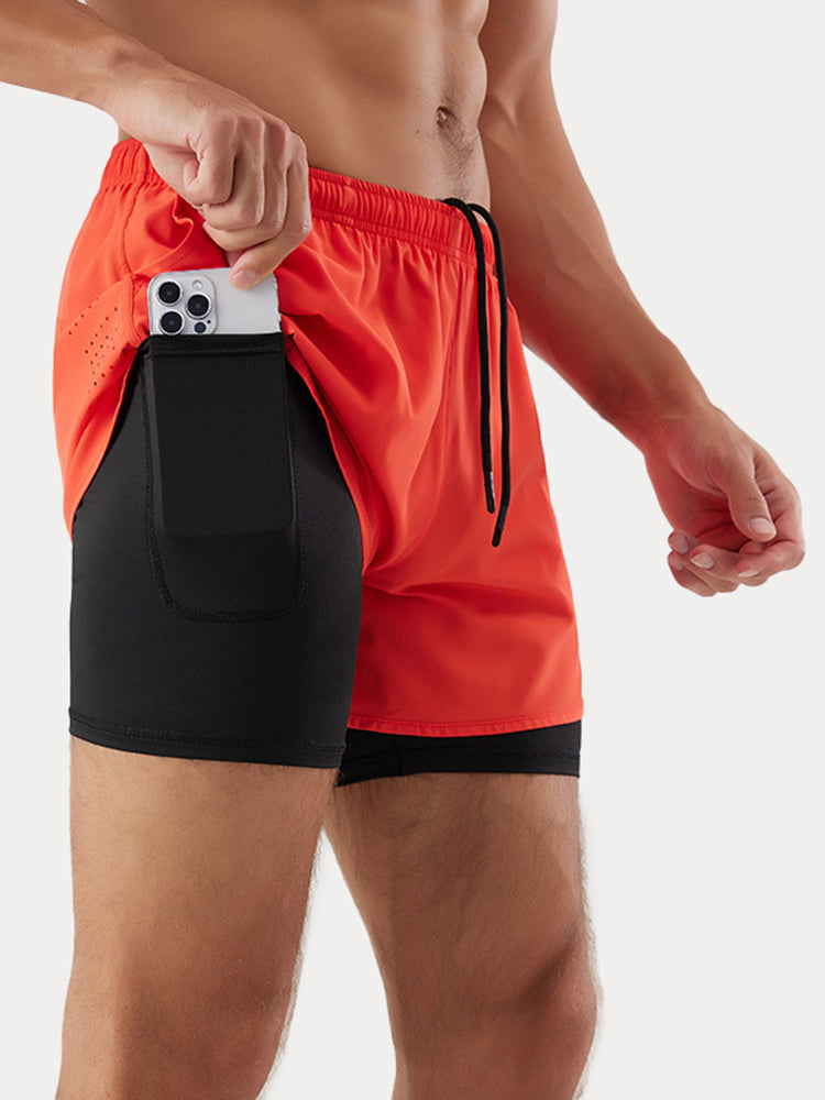 Men's Ultra-Light 2-in-1 Marathon Shorts - Red