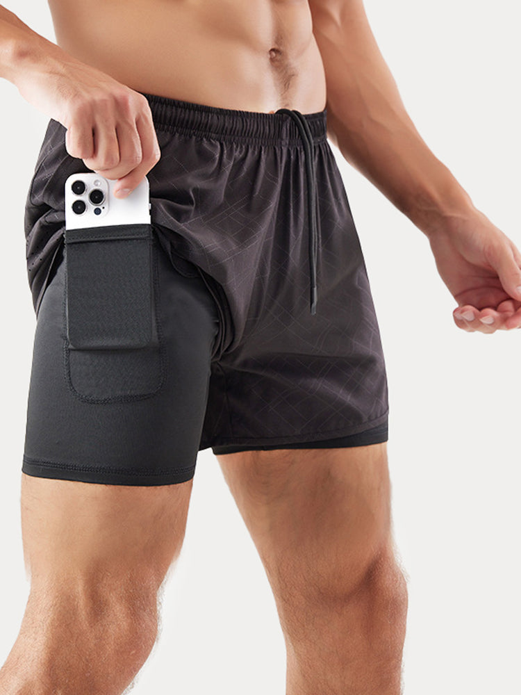 The Elite 3" Split Running Short - Black
