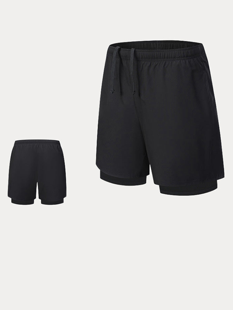 Men's 2-in-1 Lined Running Shorts - PAT3