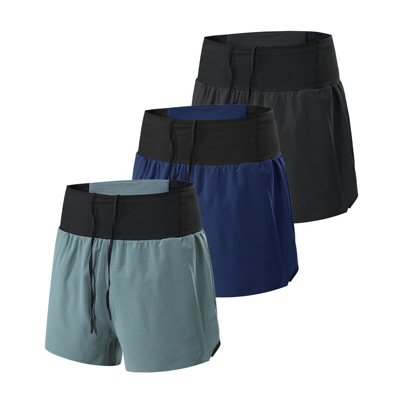 Men's Hybrid Trail Running Shorts - Grey