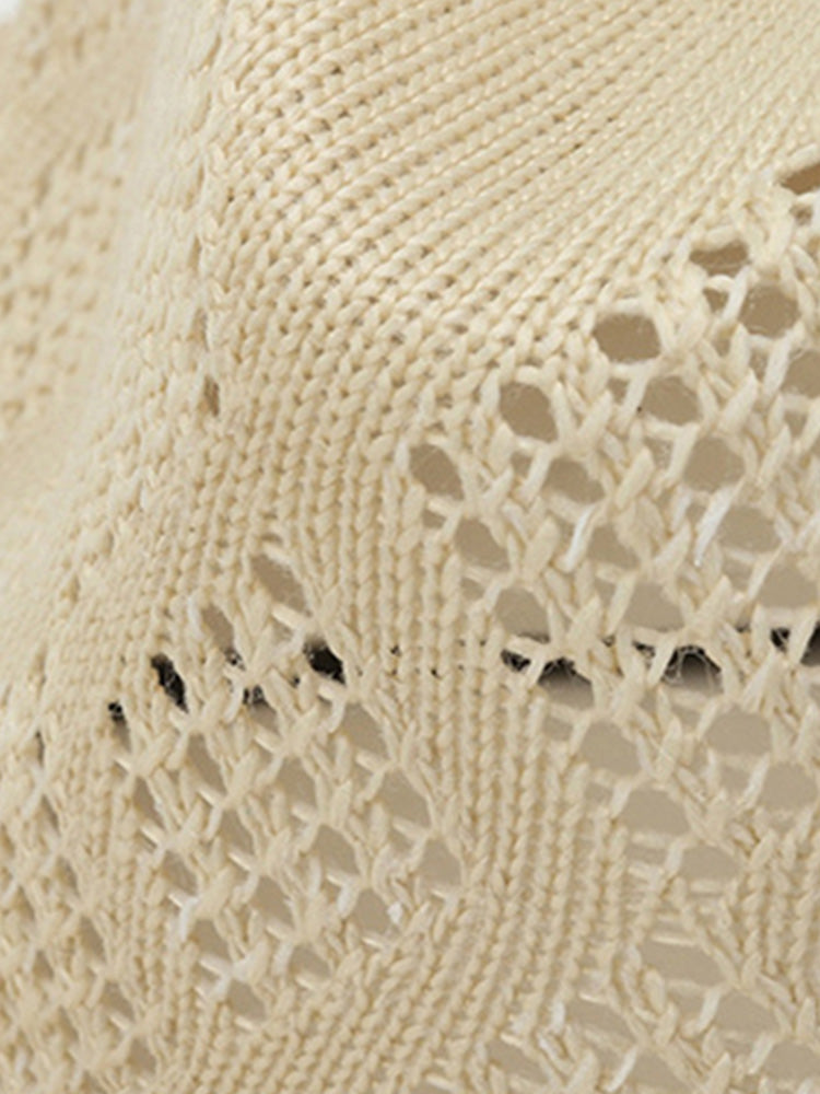 The Classic Linen Straw Flat Brim Fedora - Beige