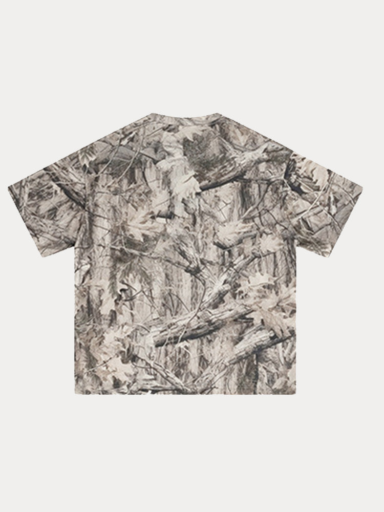 Men's Abstract Ink Print Shorts - Shorts