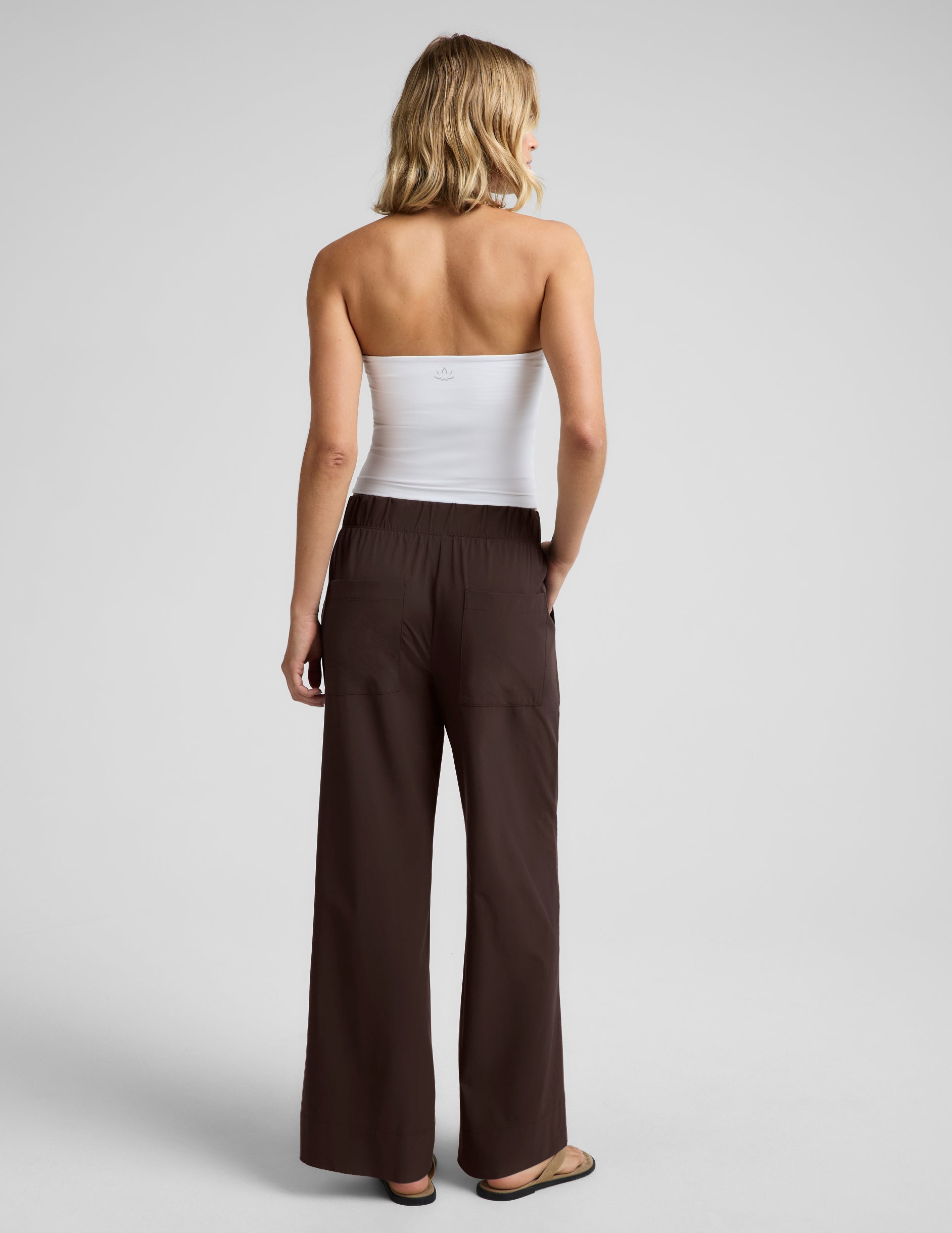 Easy Wide Leg Pant 29" - Dark Chocolate