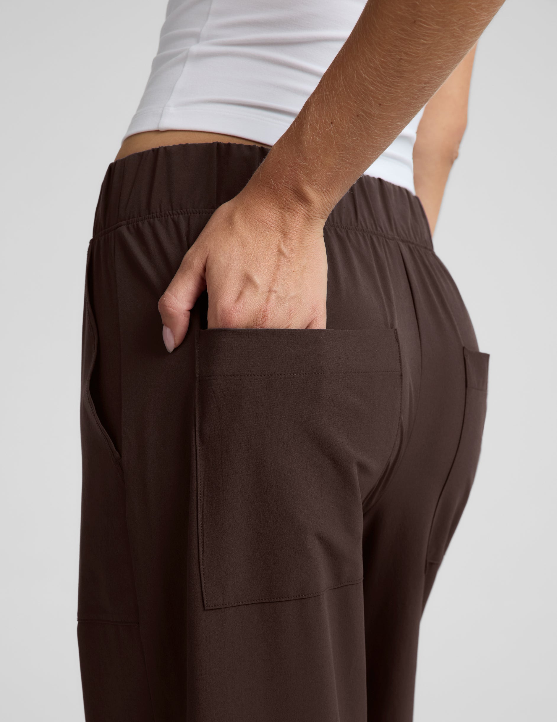 Easy Wide Leg Pant 29" - Dark Chocolate