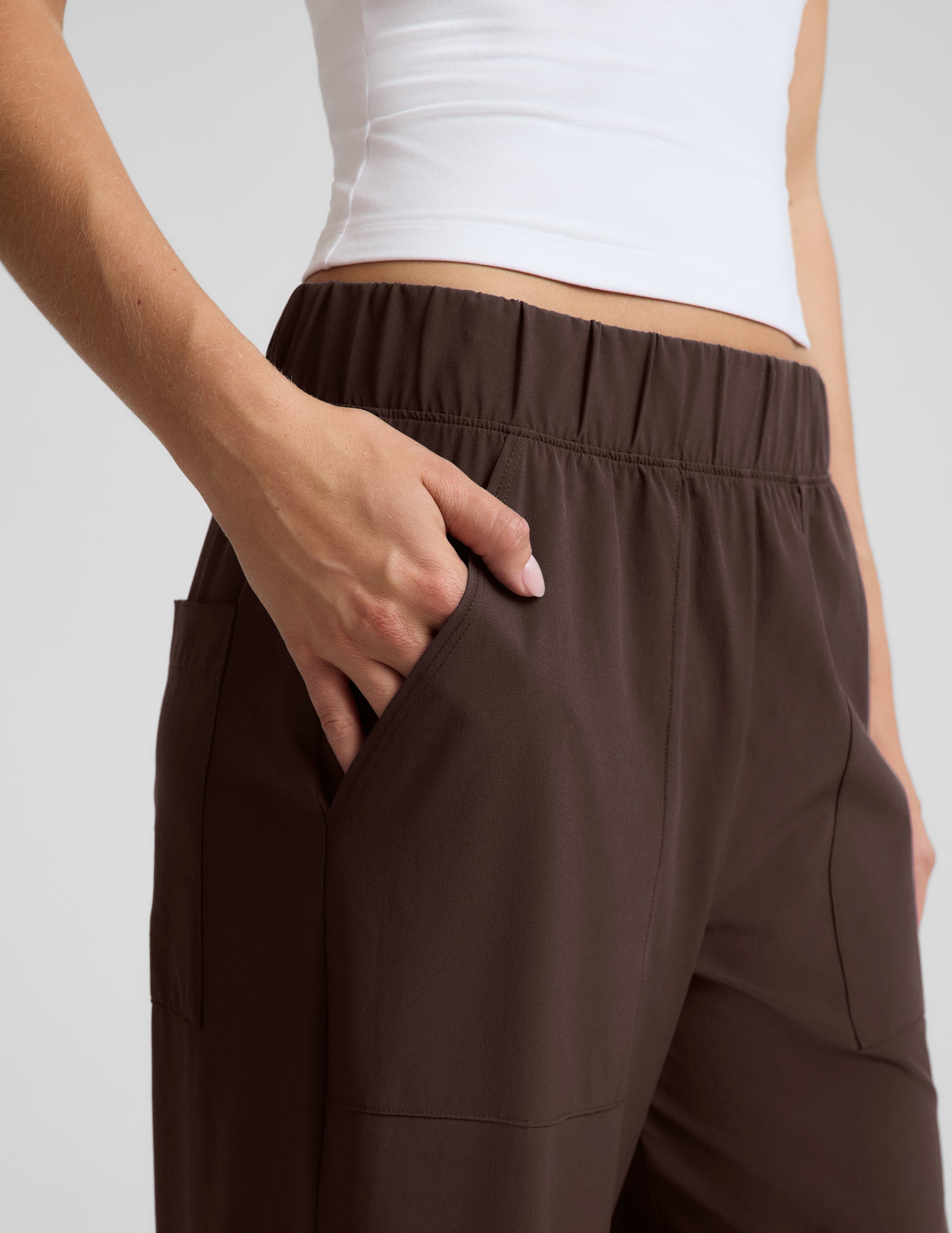 Easy Wide Leg Pant 29" - Dark Chocolate