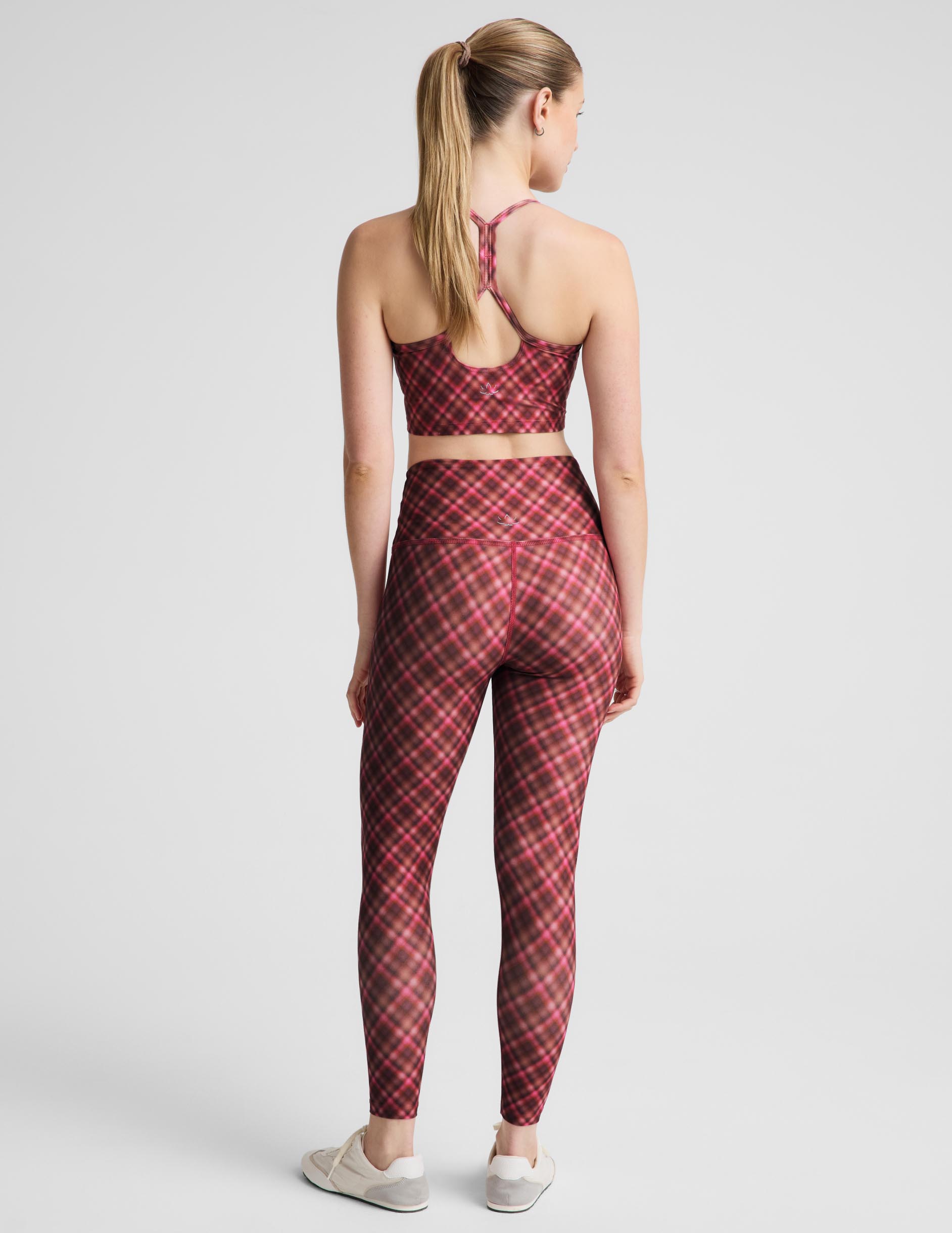 Autumn Argyle SoftMark High Waisted Midi Legging - Autumn Argyle