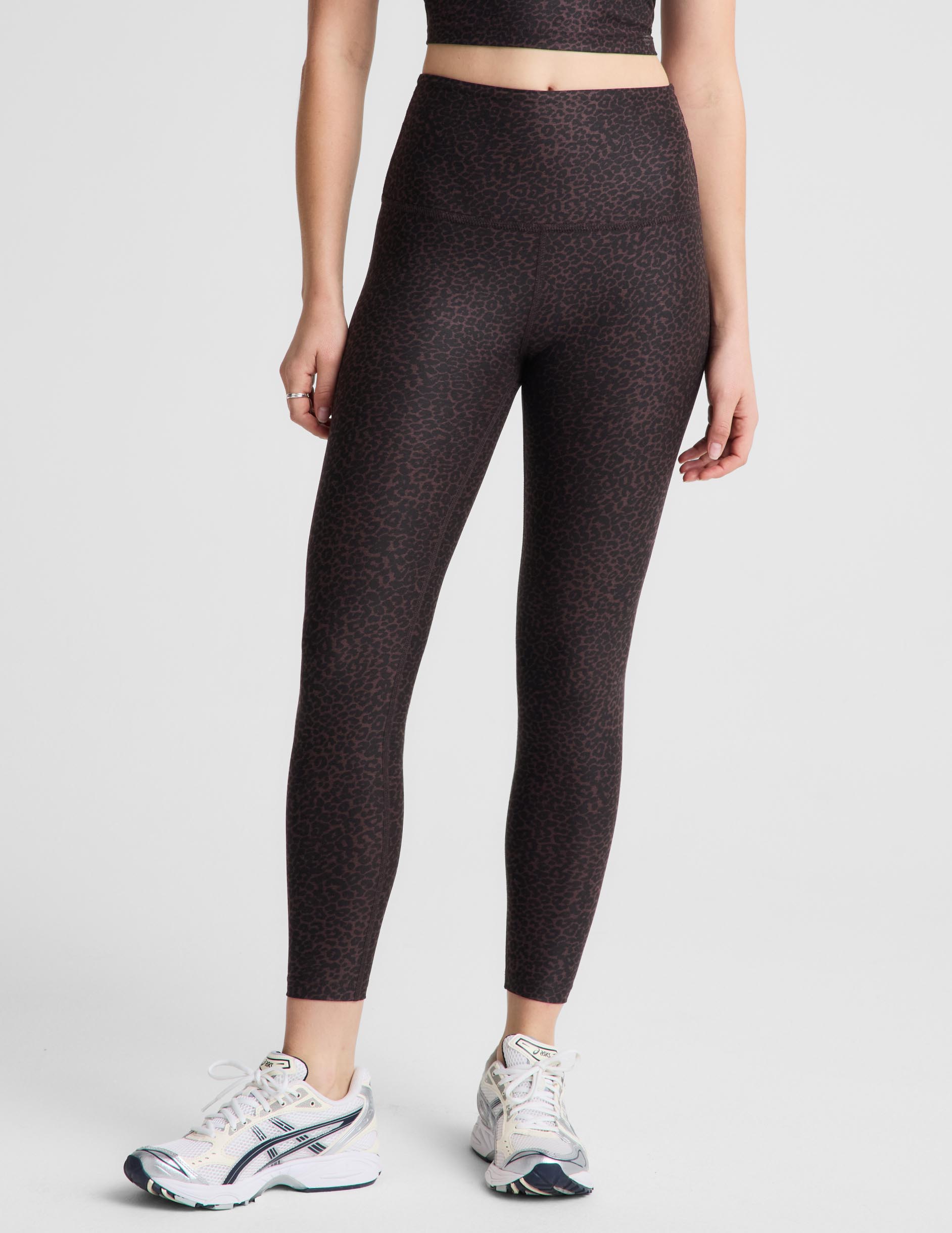Cocoa Plum Leopard SoftMark High Waisted Midi Legging - Cocoa Plum Leopard