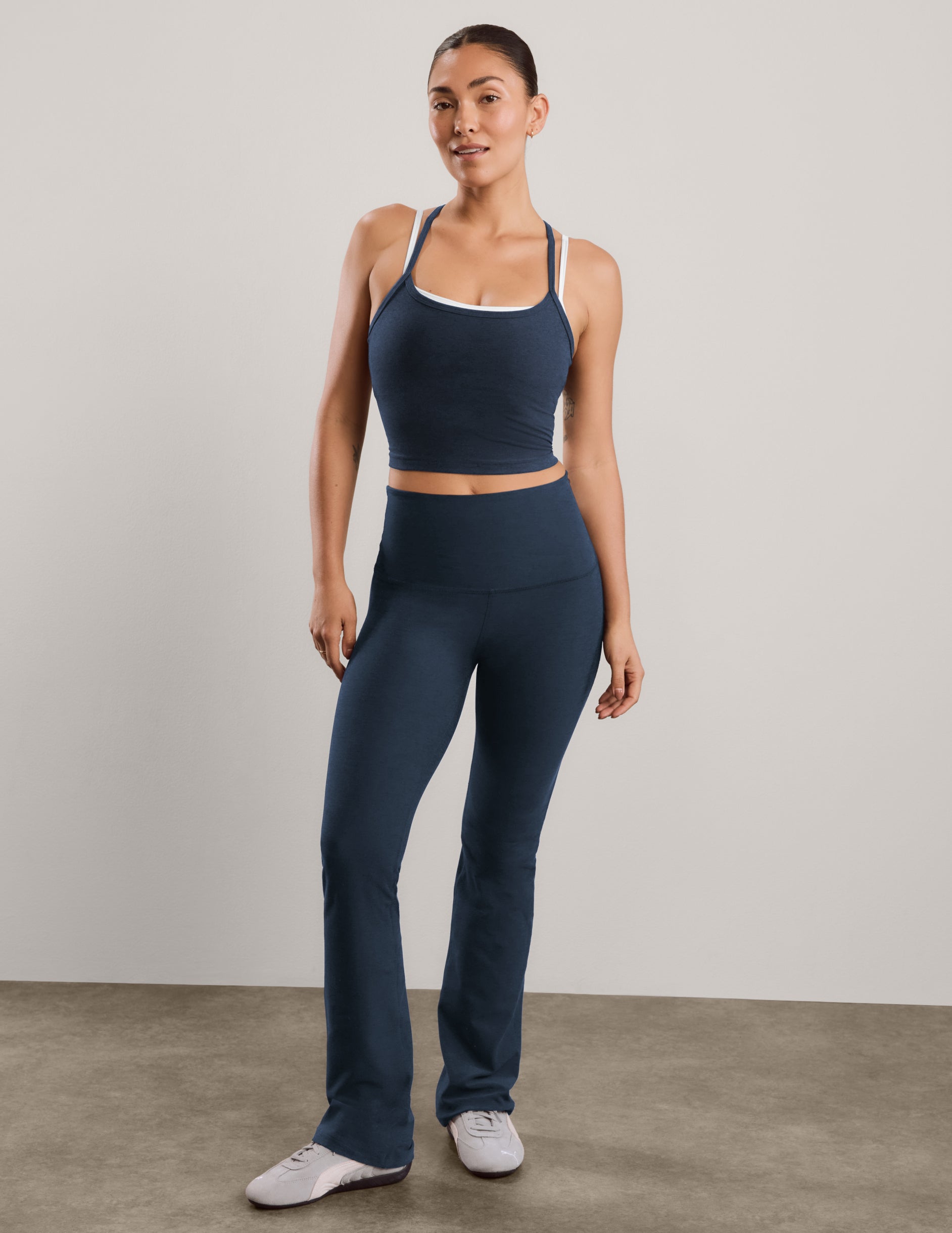 Spacedye™ Practice High Waisted Bootcut Pant 31" - Nocturnal Navy