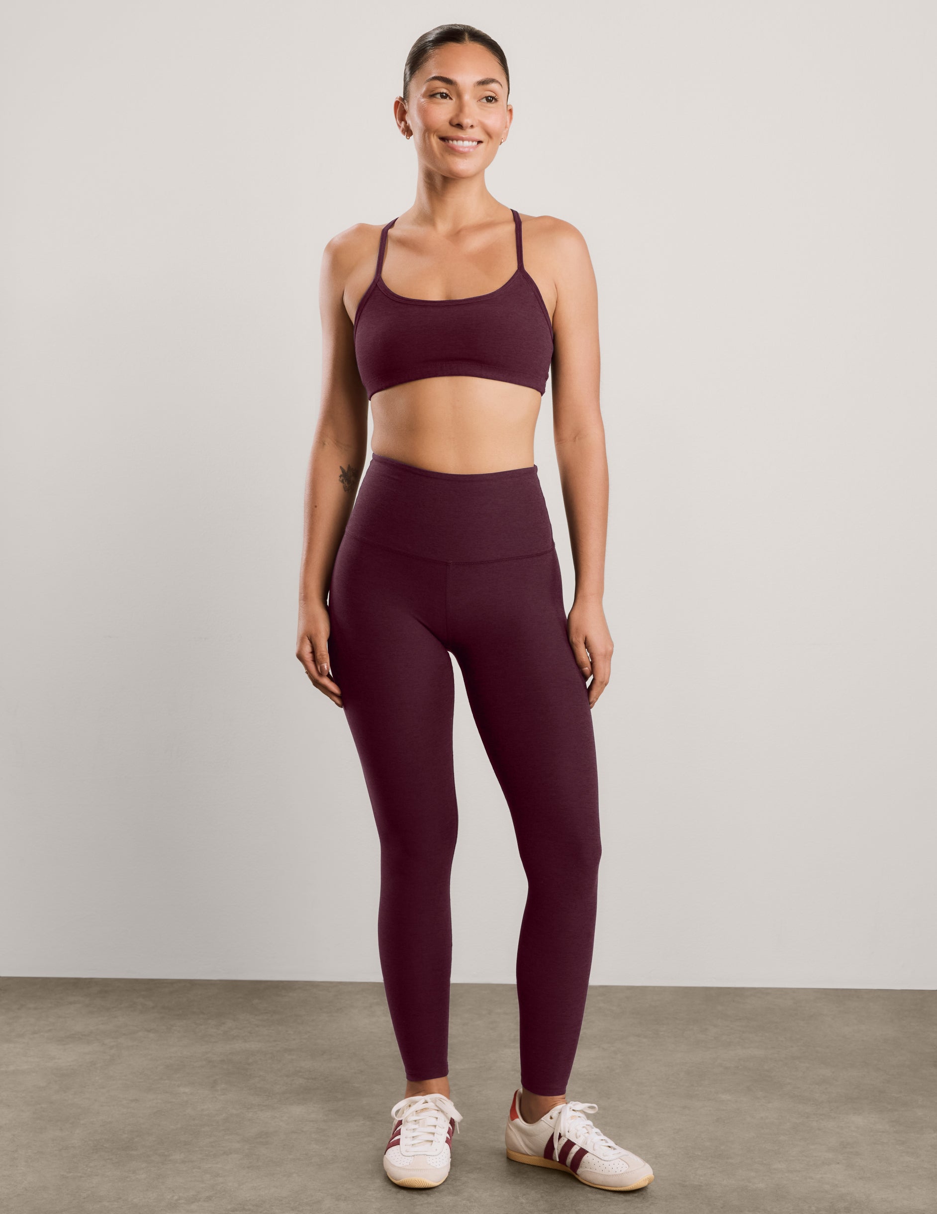 Spacedye™ Vitalize Full Length Legging - Cabernet Heather