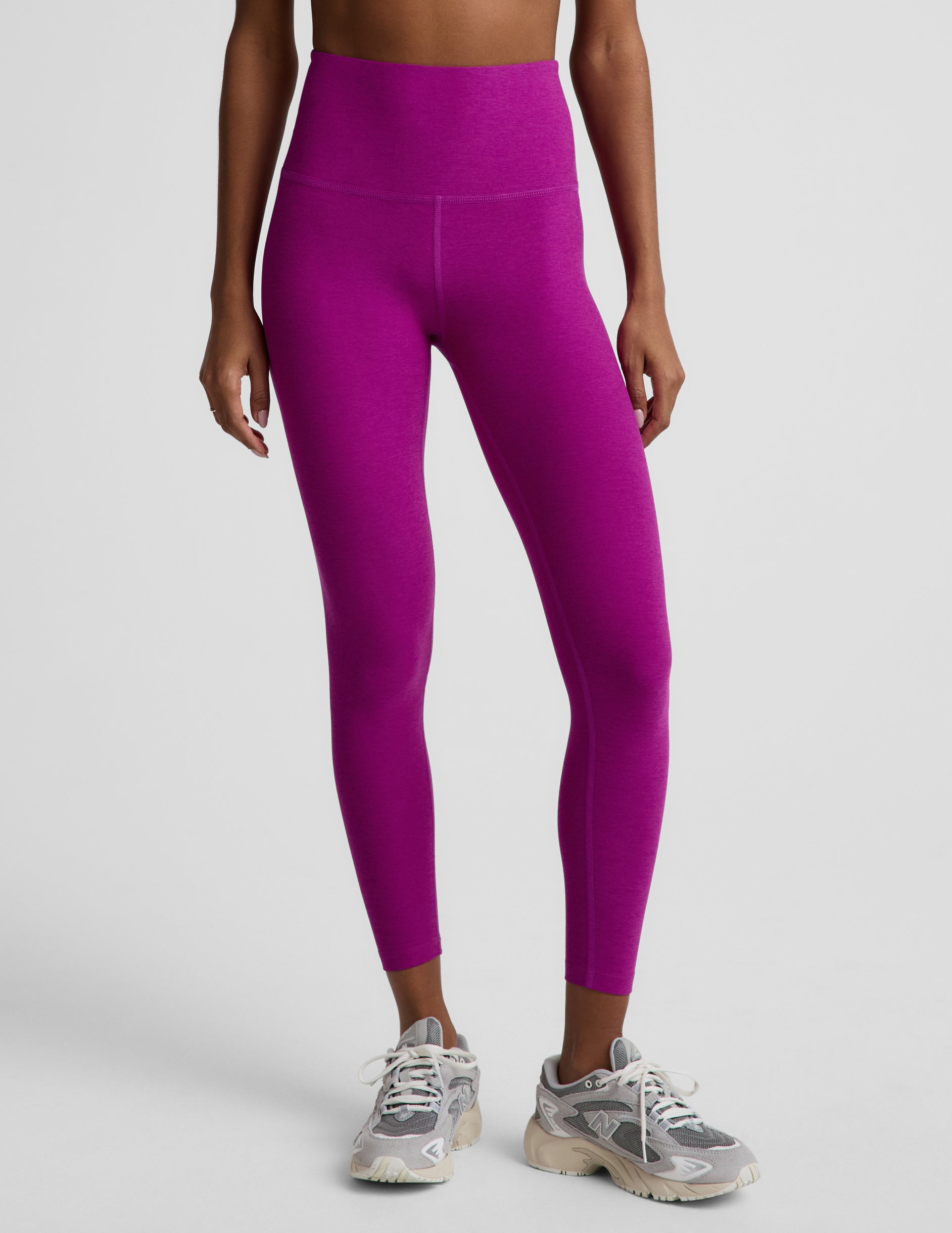 Spacedye™ Caught In The Midi High Waisted Legging - Berry Bliss Heather