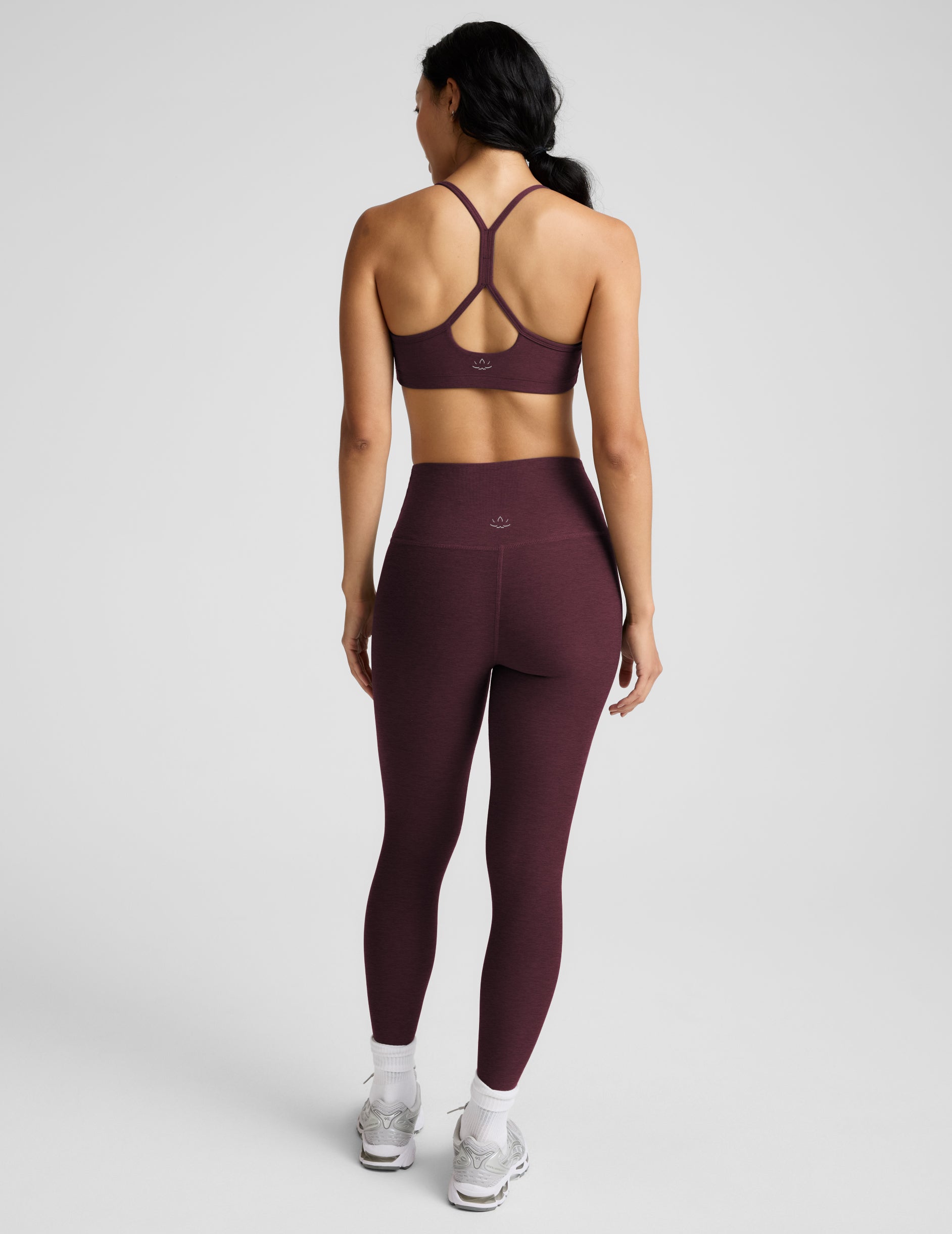 Spacedye™ Caught In The Midi High Waisted Legging - Cabernet Heather