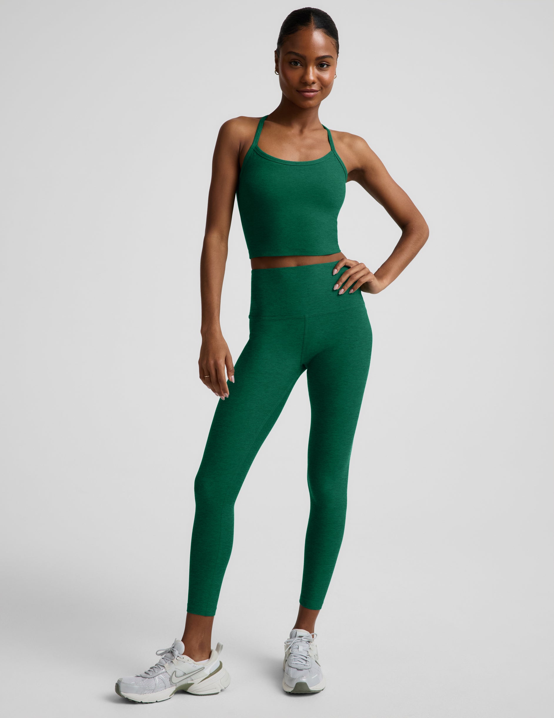 Spacedye™ Caught In The Midi High Waisted Legging - Legacy Pine Heather