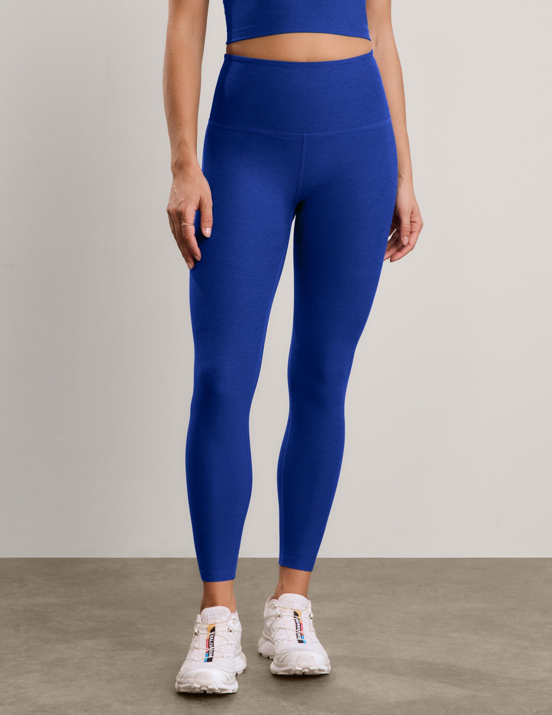 Spacedye™ Caught In The Midi High Waisted Legging - Ultra Blue Heather