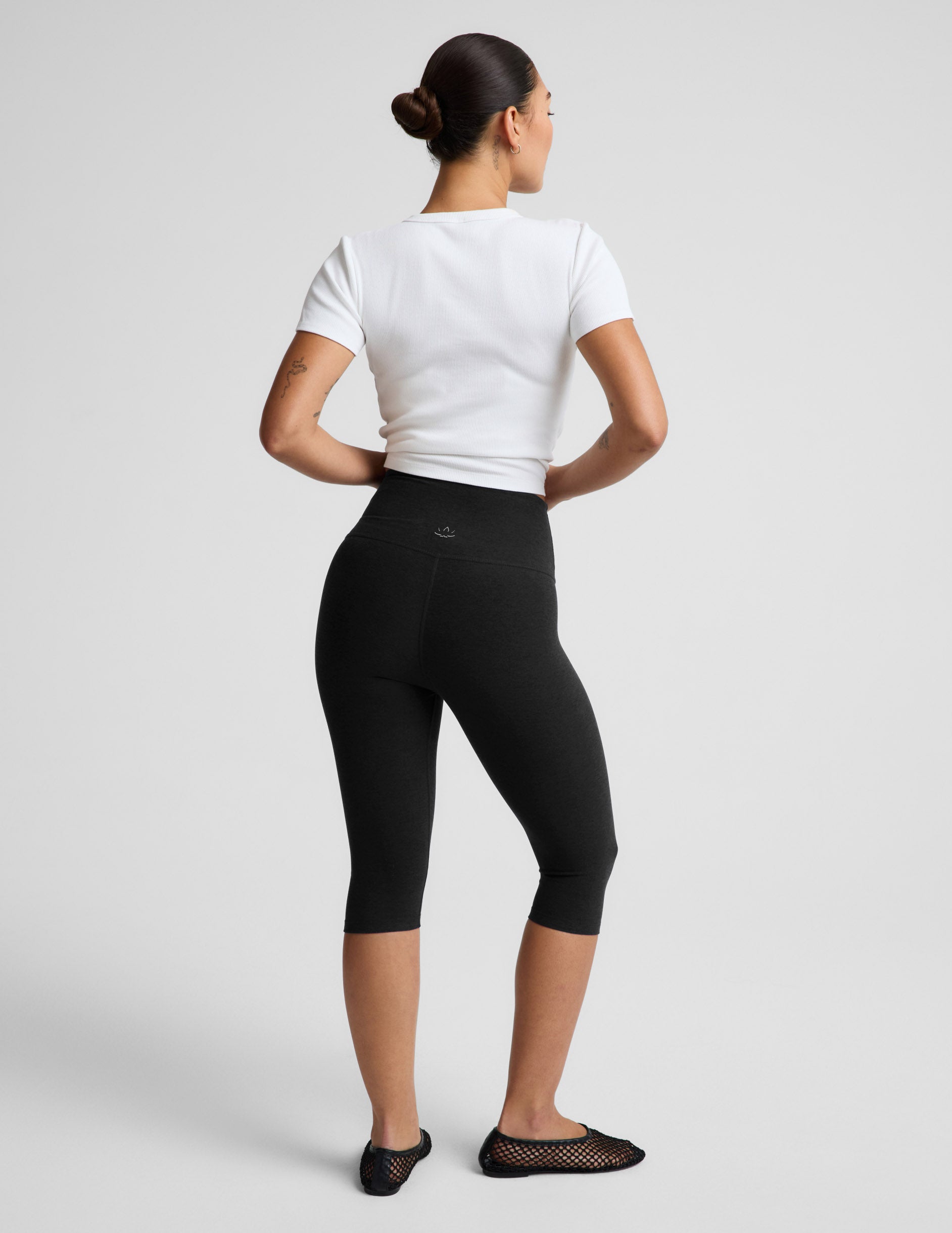 Spacedye™ Pedal Pusher High Waisted Legging - Darkest Night