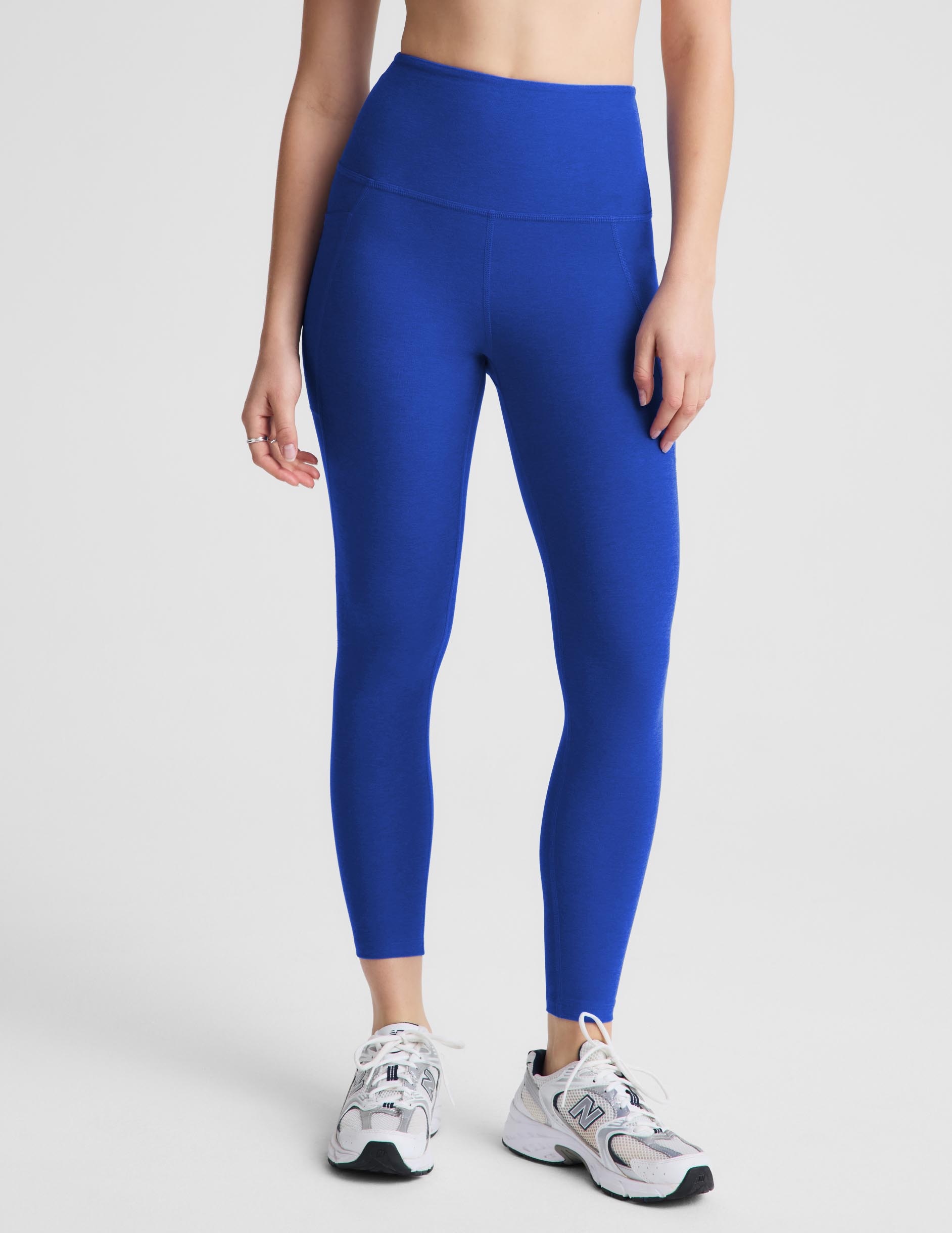 Spacedye™ Out Of Pocket High Waisted Midi Legging - Ultra Blue Heather