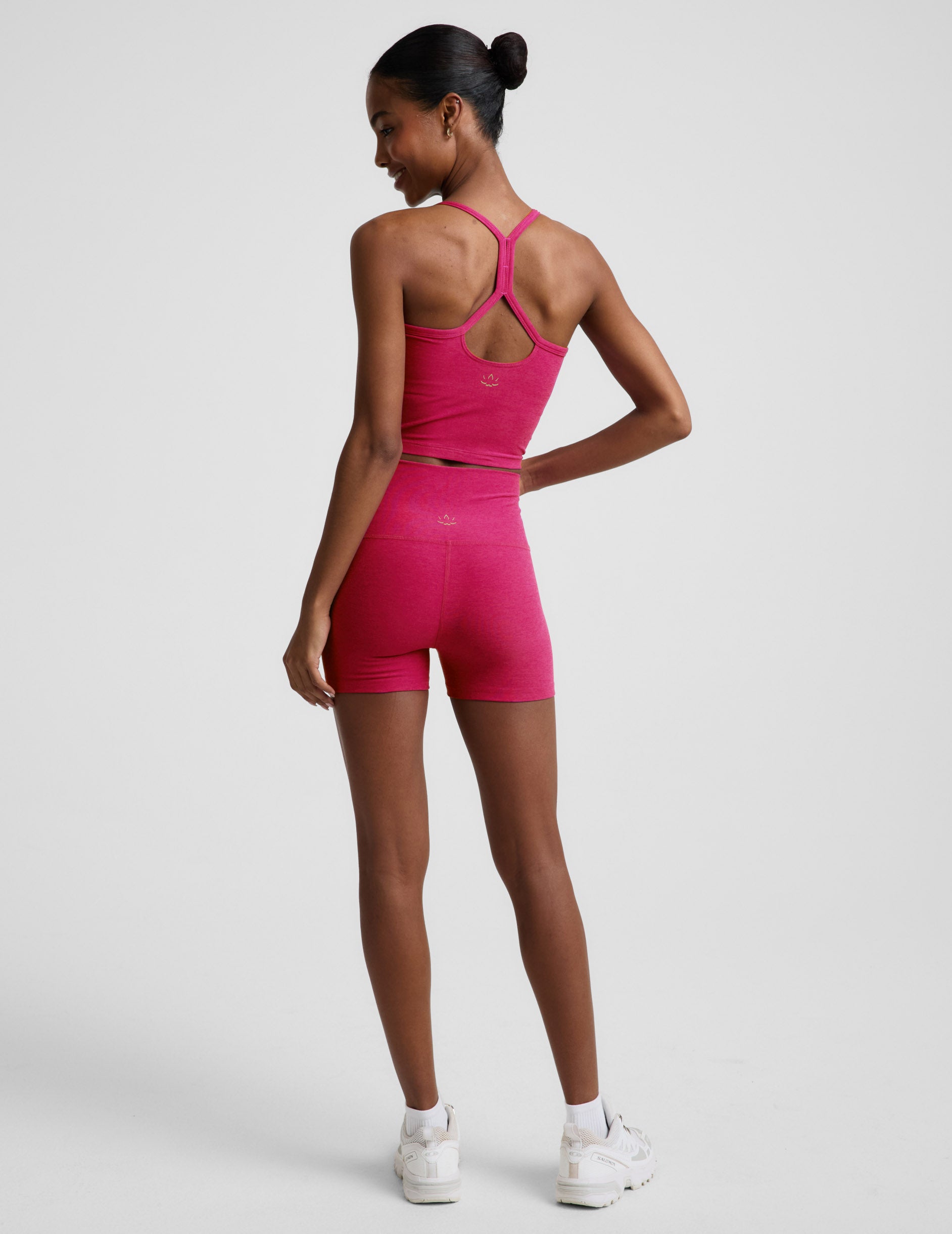 Spacedye™ Keep Pace 3" Short - Berry Red Heather