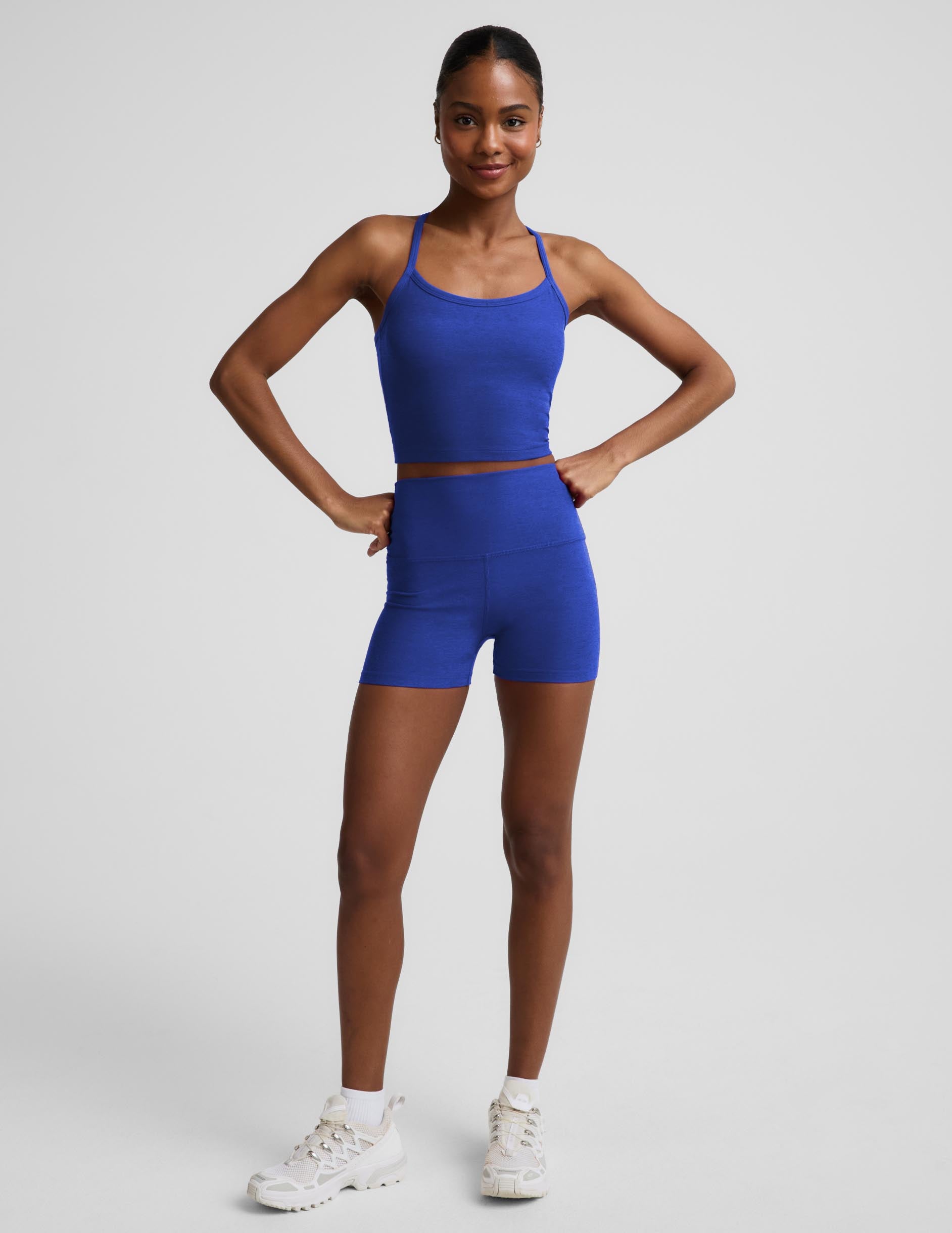 Spacedye™ Keep Pace 3" Short - Ultra Blue Heather