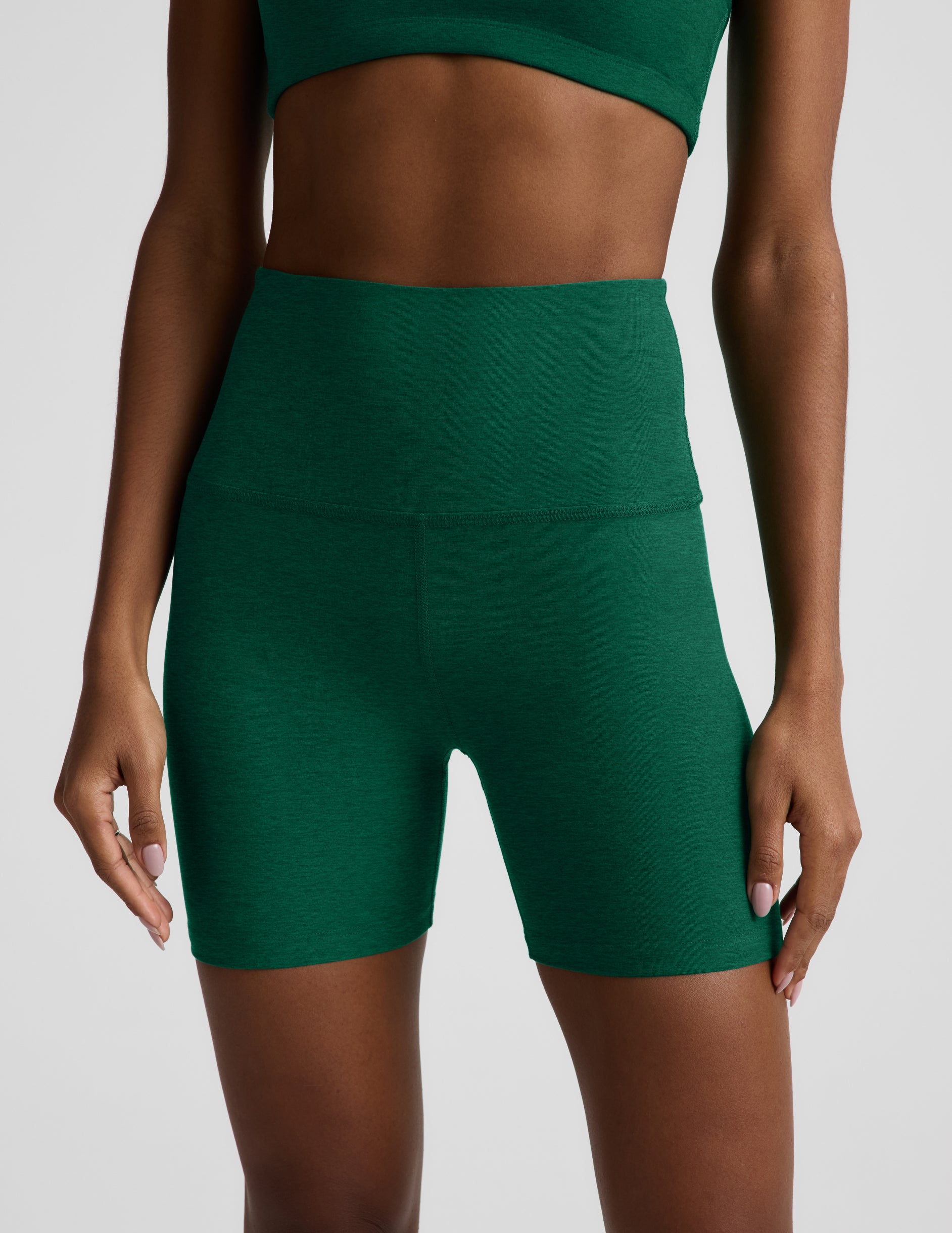 Spacedye™ Keep Pace 5" Biker Short - Legacy Pine Heather