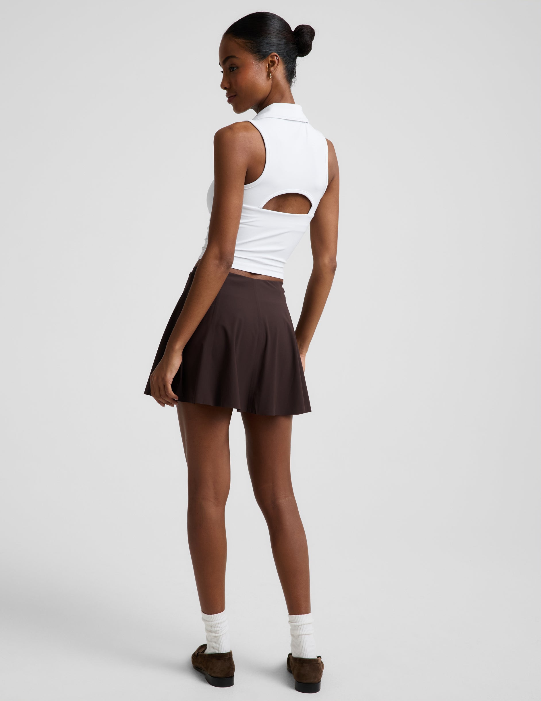 You're A Force Skirt - Cocoa Plum