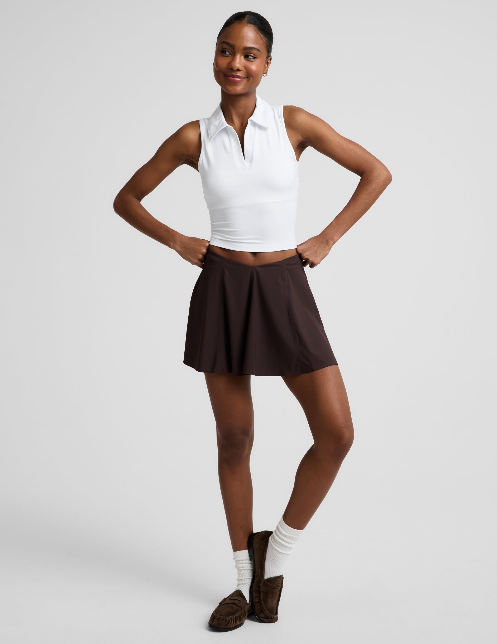 You're A Force Skirt - Cocoa Plum