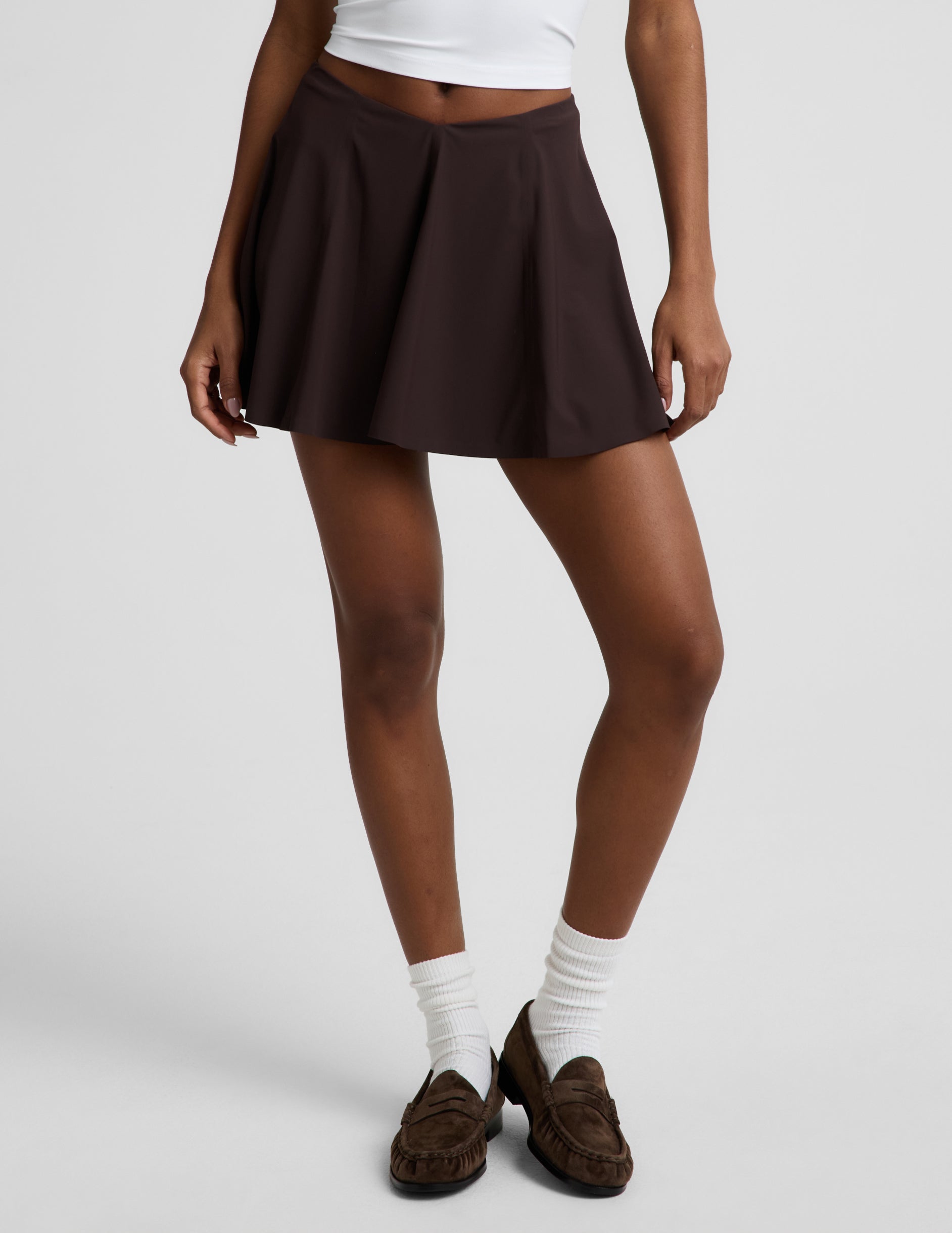 You're A Force Skirt - Cocoa Plum