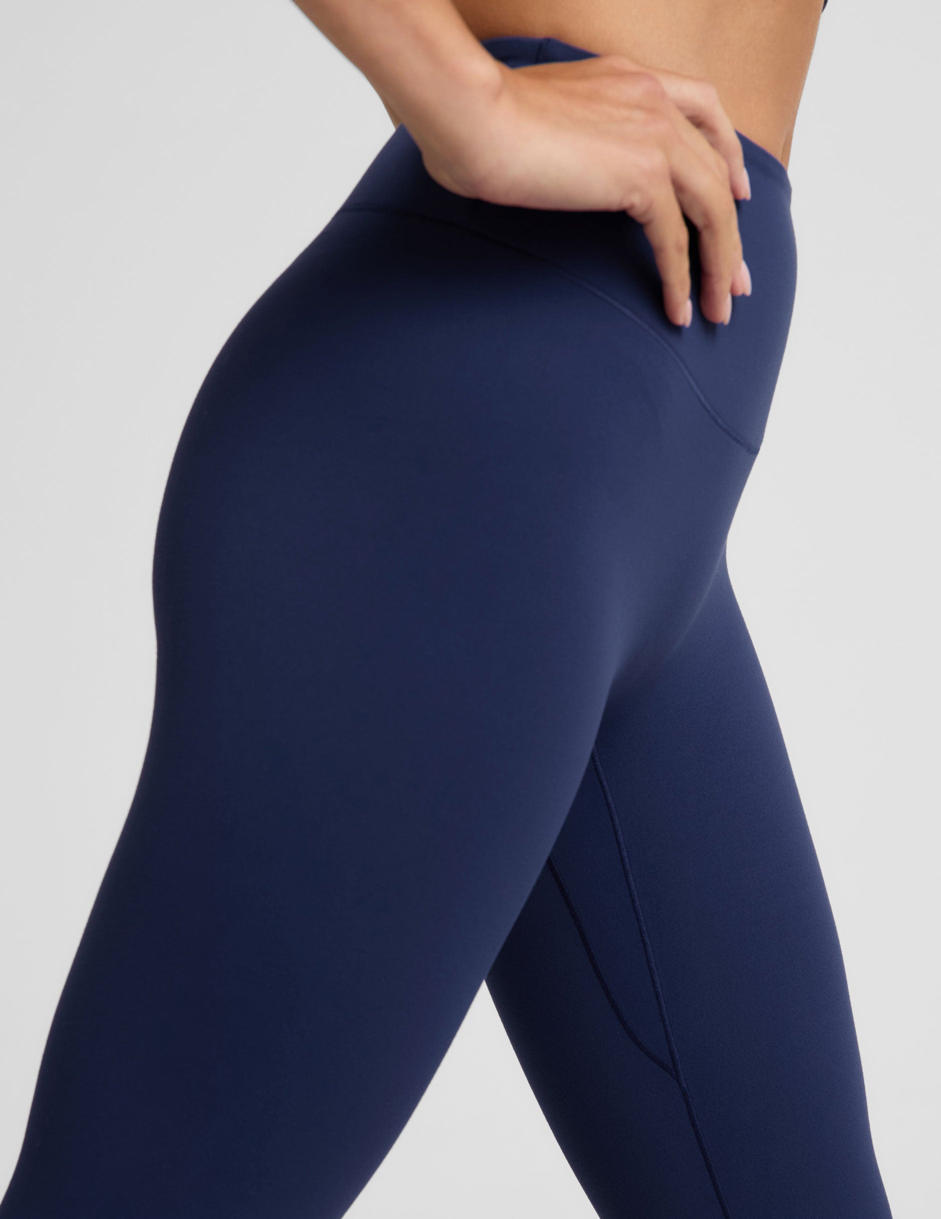 glowzone™  High Waisted Midi Legging - Deep Ocean