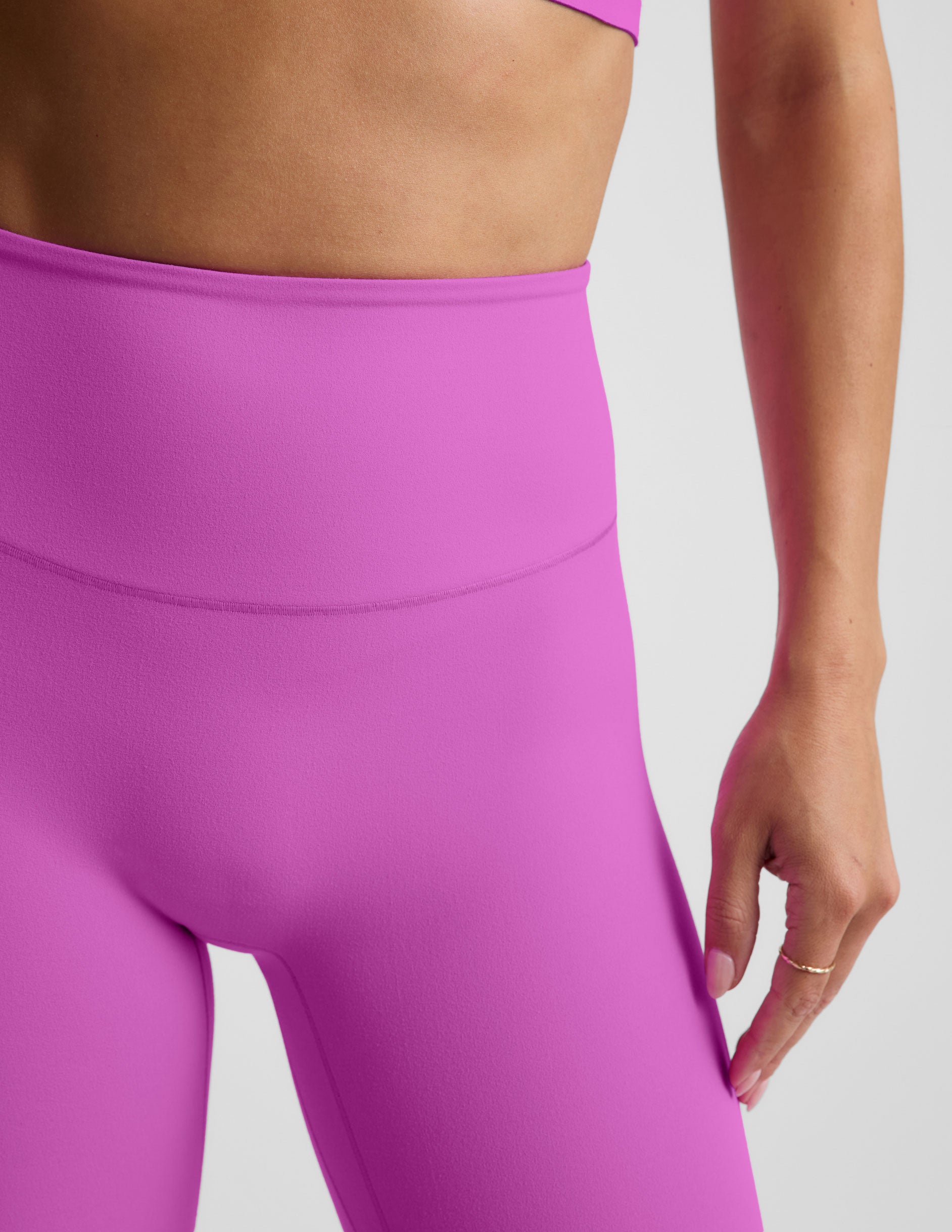 glowzone™ High Waisted Midi Legging - Electric Fuchsia