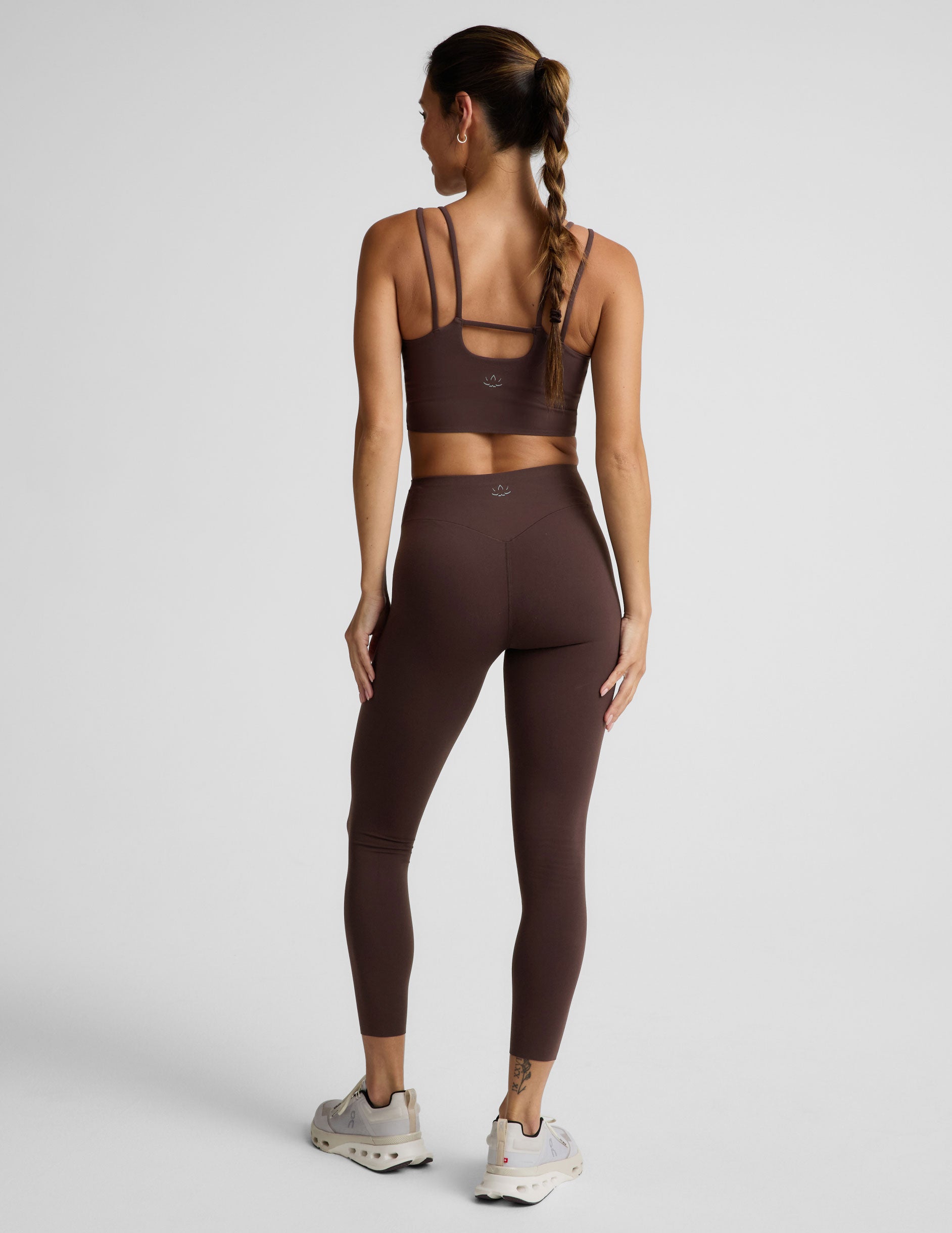 glowzone™ High Waisted Midi Legging - Cocoa Plum