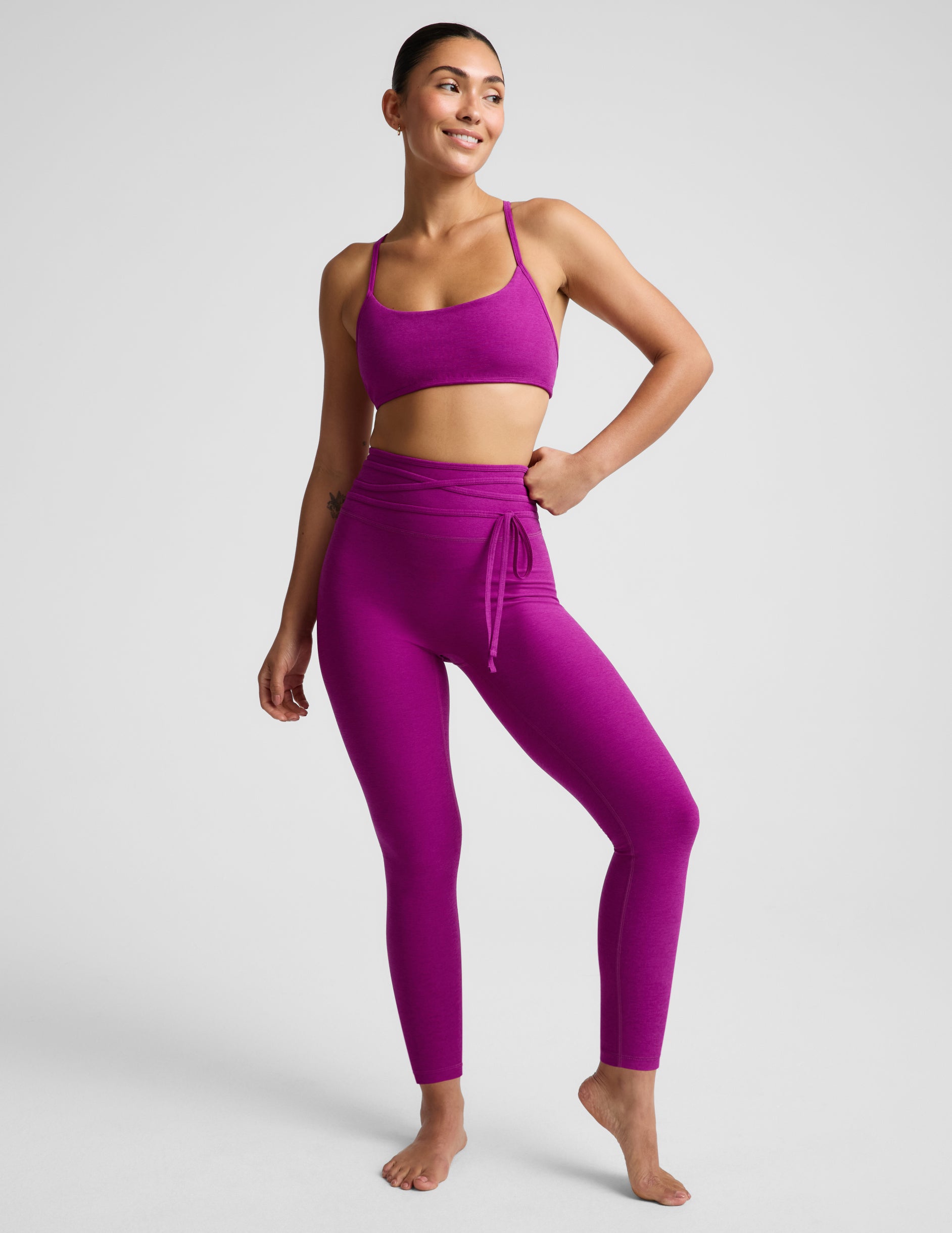 Spacedye™ It's A Tie Legging - Berry Bliss Heather
