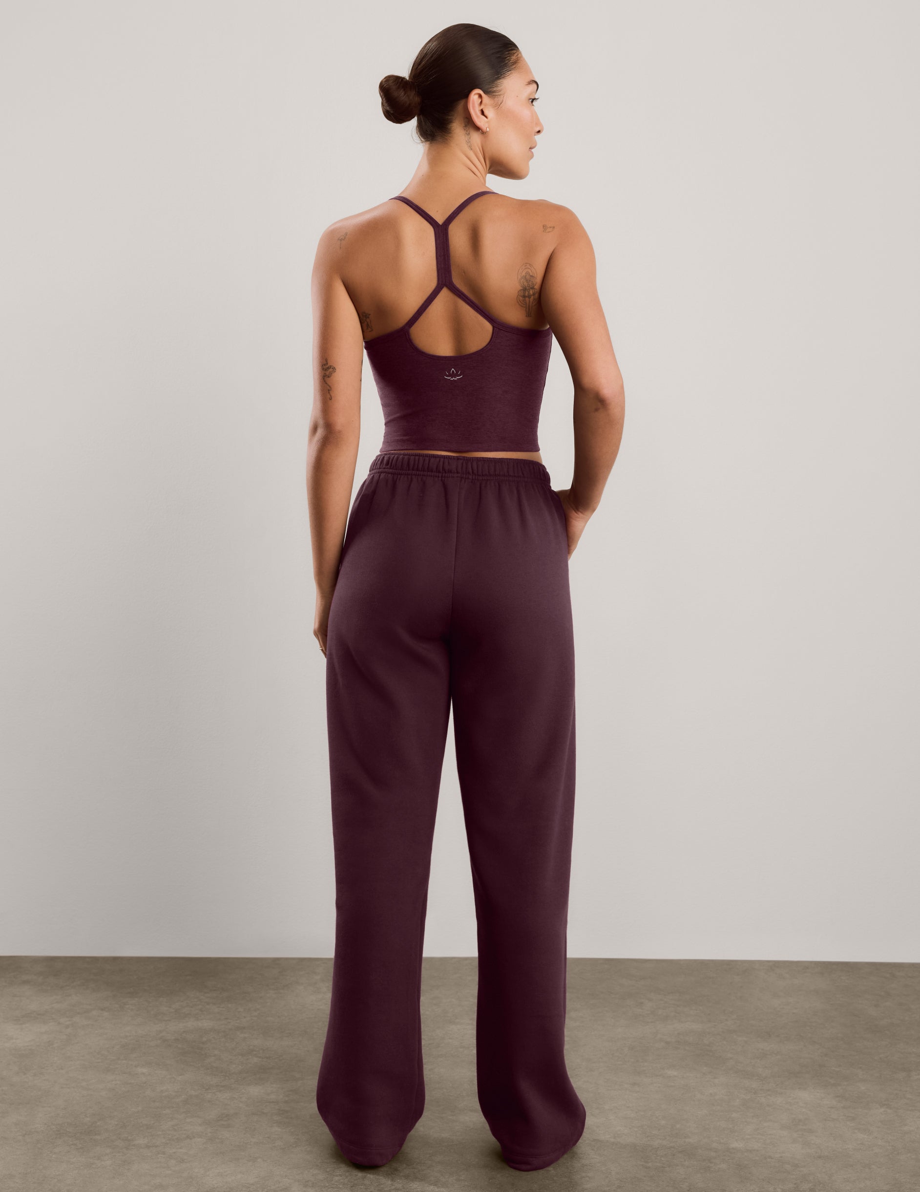LuxeFleece 2.0™ Straight Leg Sweatpant 29" - Cabernet