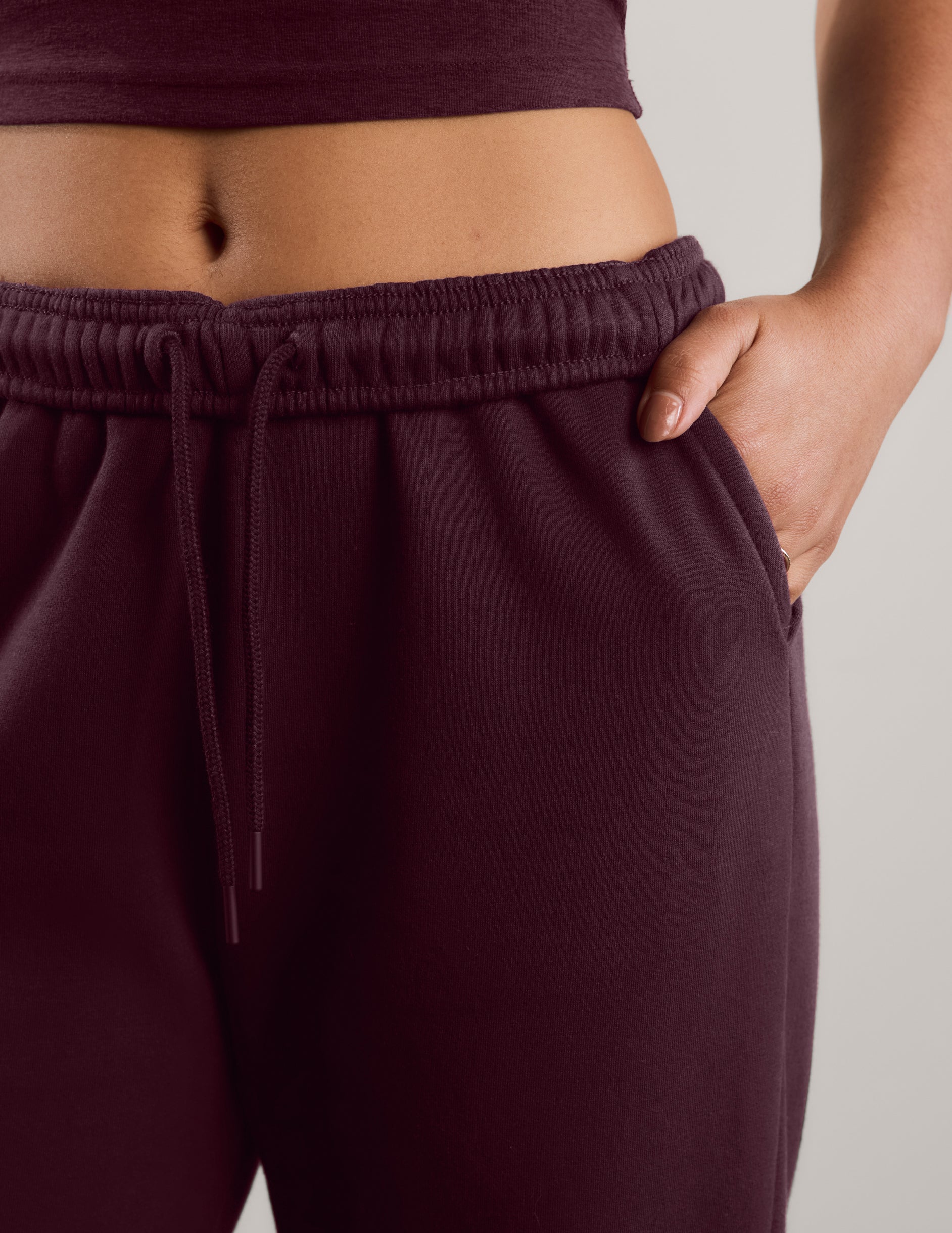 LuxeFleece 2.0™ Straight Leg Sweatpant 29" - Cabernet