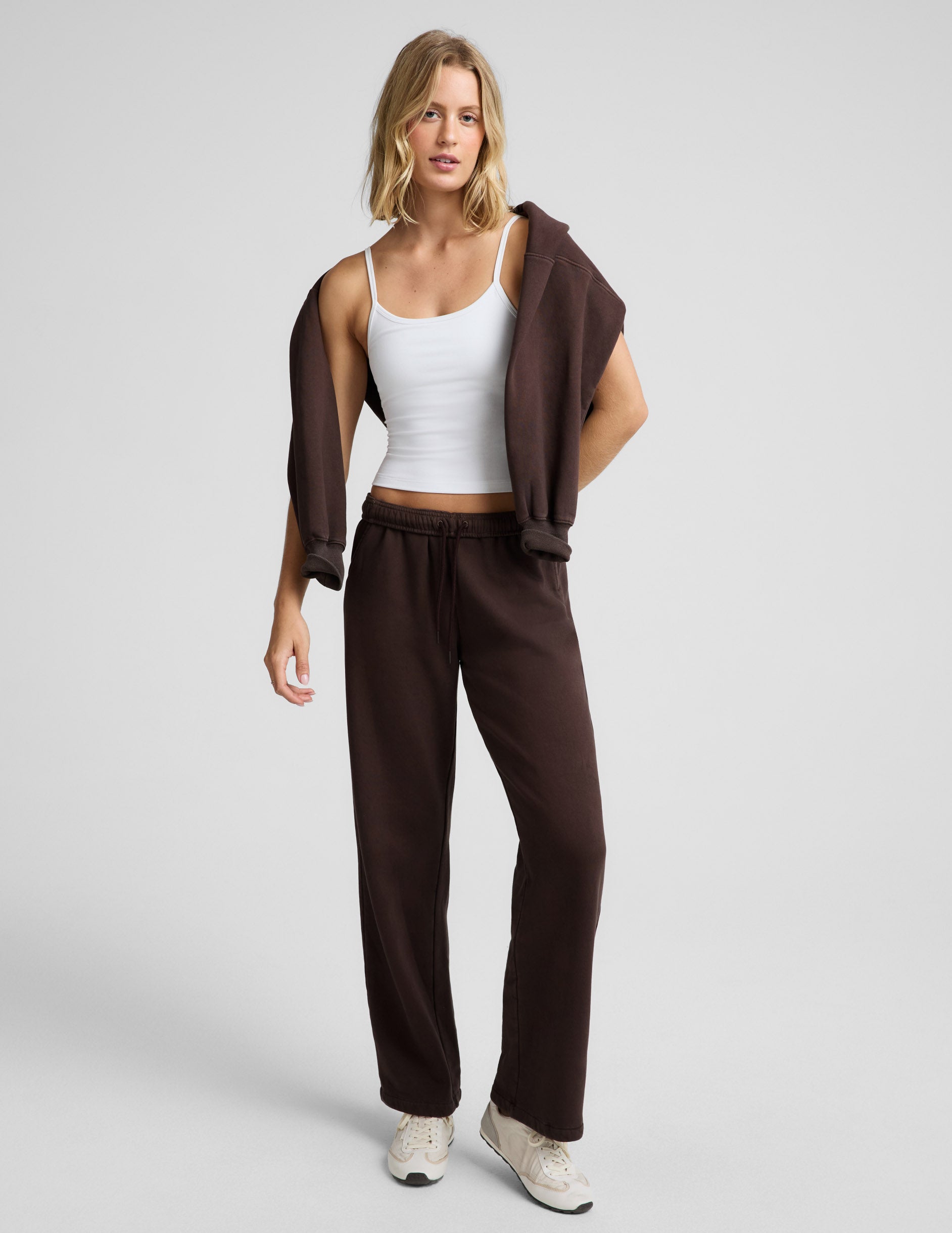 LuxeFleece 2.0™ Straight Leg Sweatpant 29" - Dark Chocolate