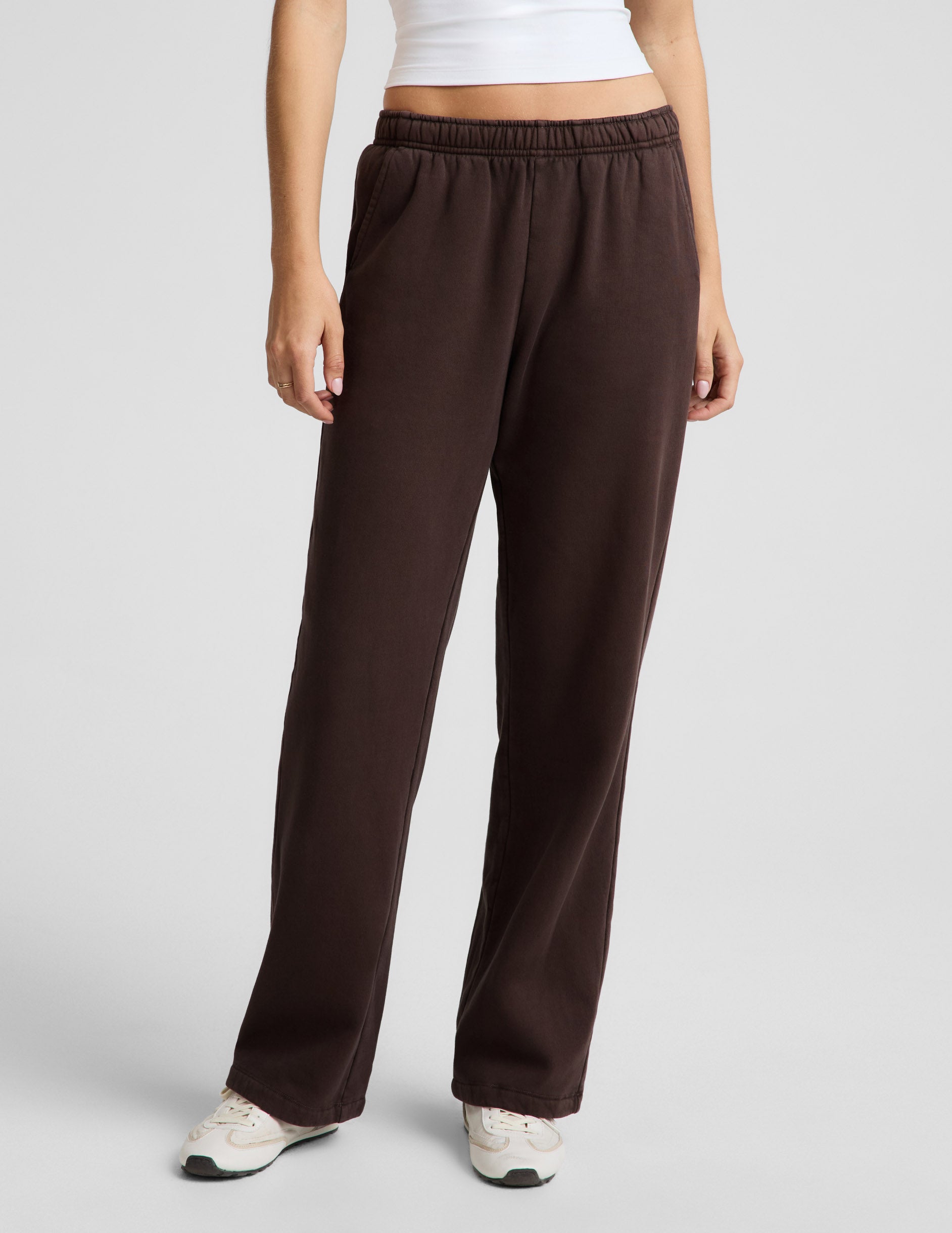 LuxeFleece 2.0™ Straight Leg Sweatpant 29" - Dark Chocolate