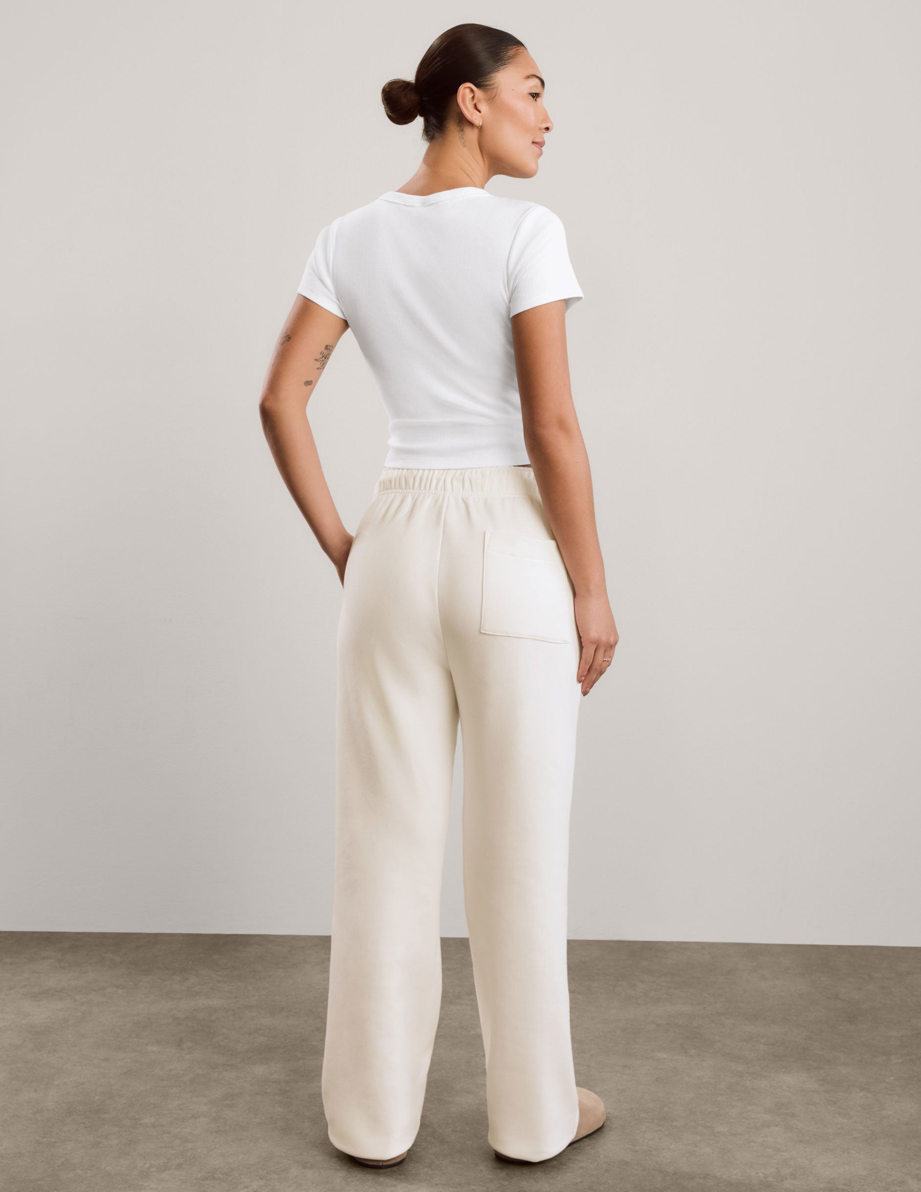 LuxeFleece 2.0™ Straight Leg Sweatpant 29" - Fresh Snow