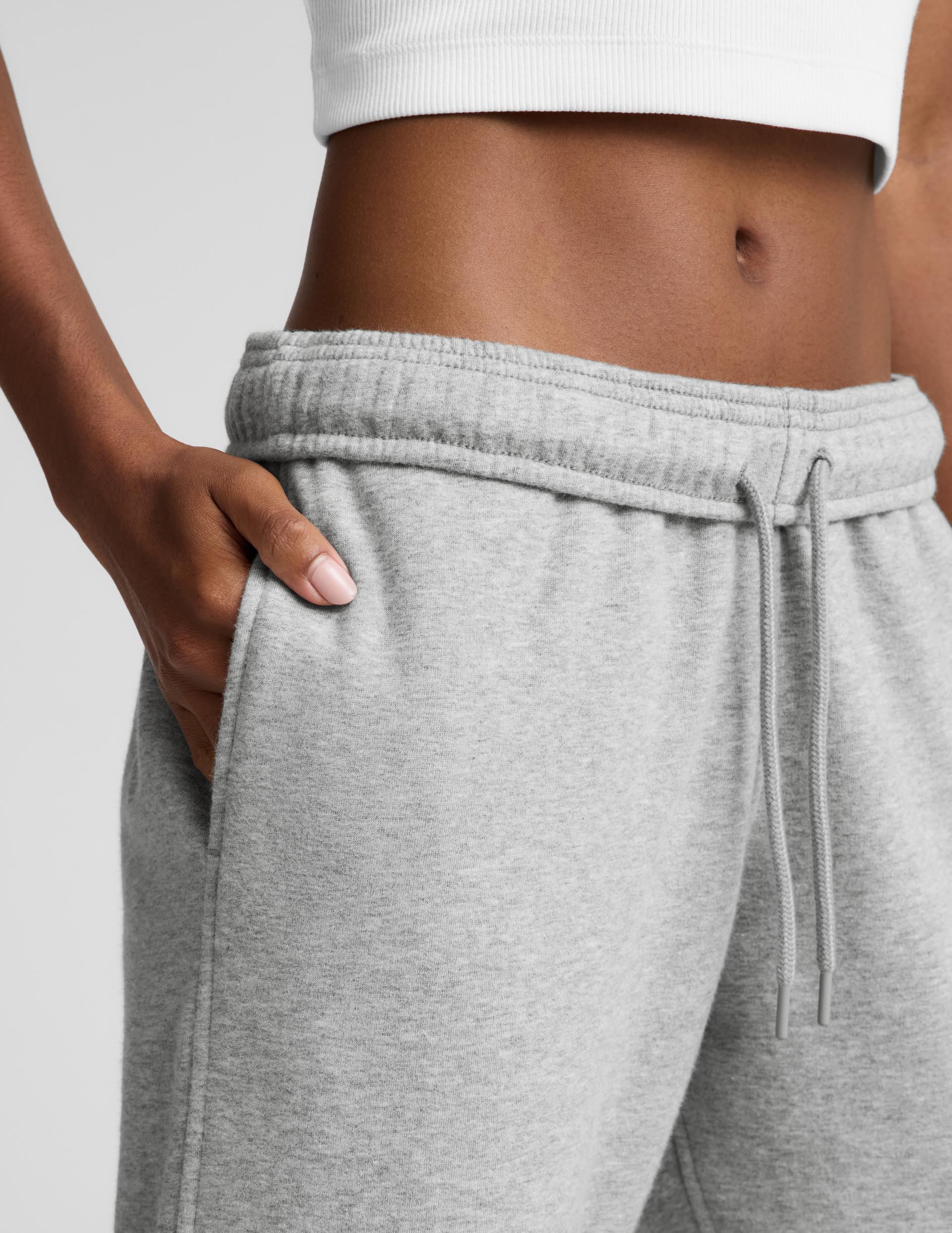 LuxeFleece 2.0™ Straight Leg Sweatpant 29" - Heather Gray
