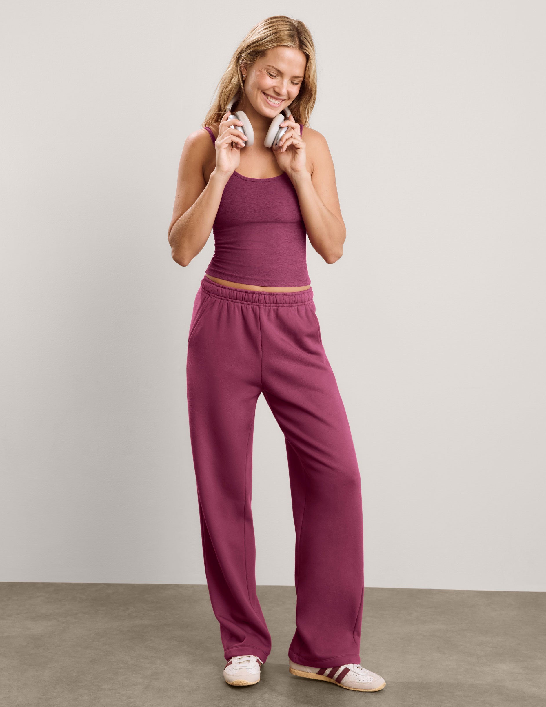 LuxeFleece 2.0™ Straight Leg Sweatpant 29" - Pomegranate