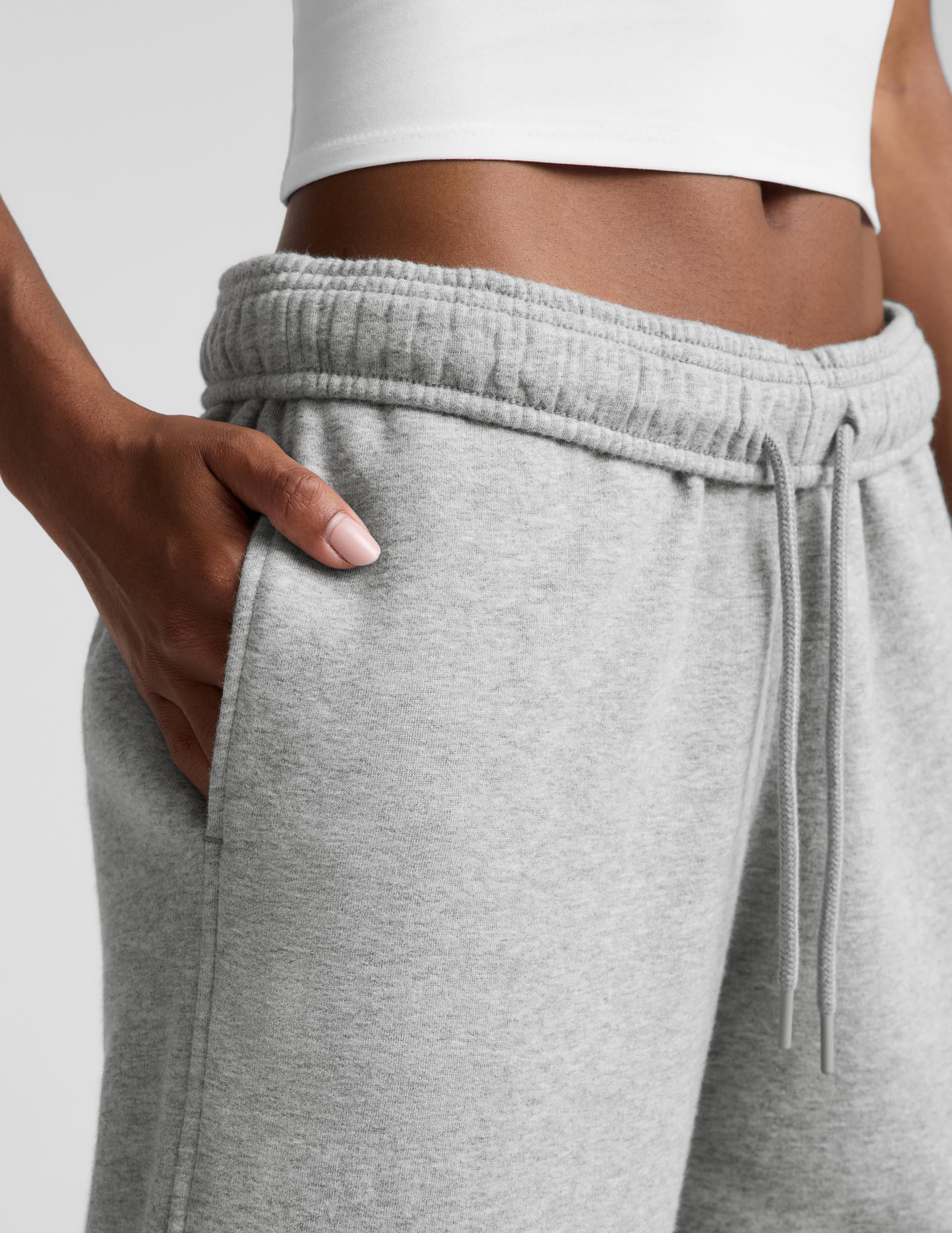 LuxeFleece 2.0™ Jogger 28" - Heather Gray