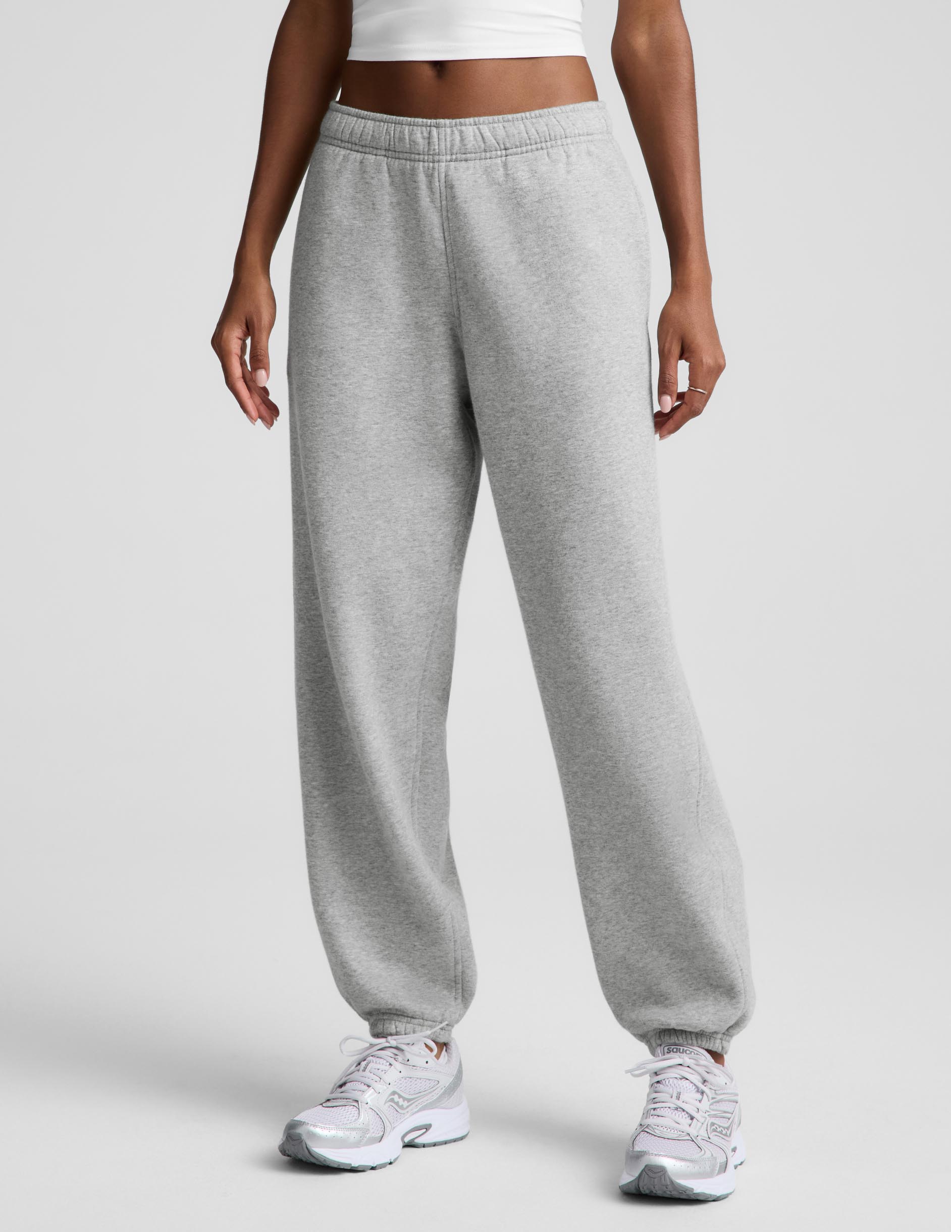 LuxeFleece 2.0™ Jogger 28" - Heather Gray
