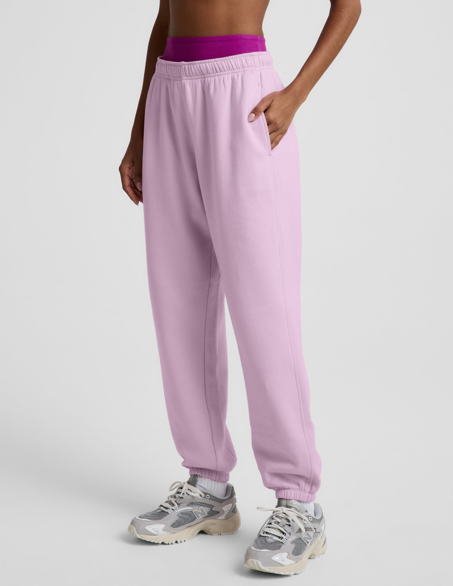LuxeFleece 2.0™ Jogger 28" - Lavender Cream