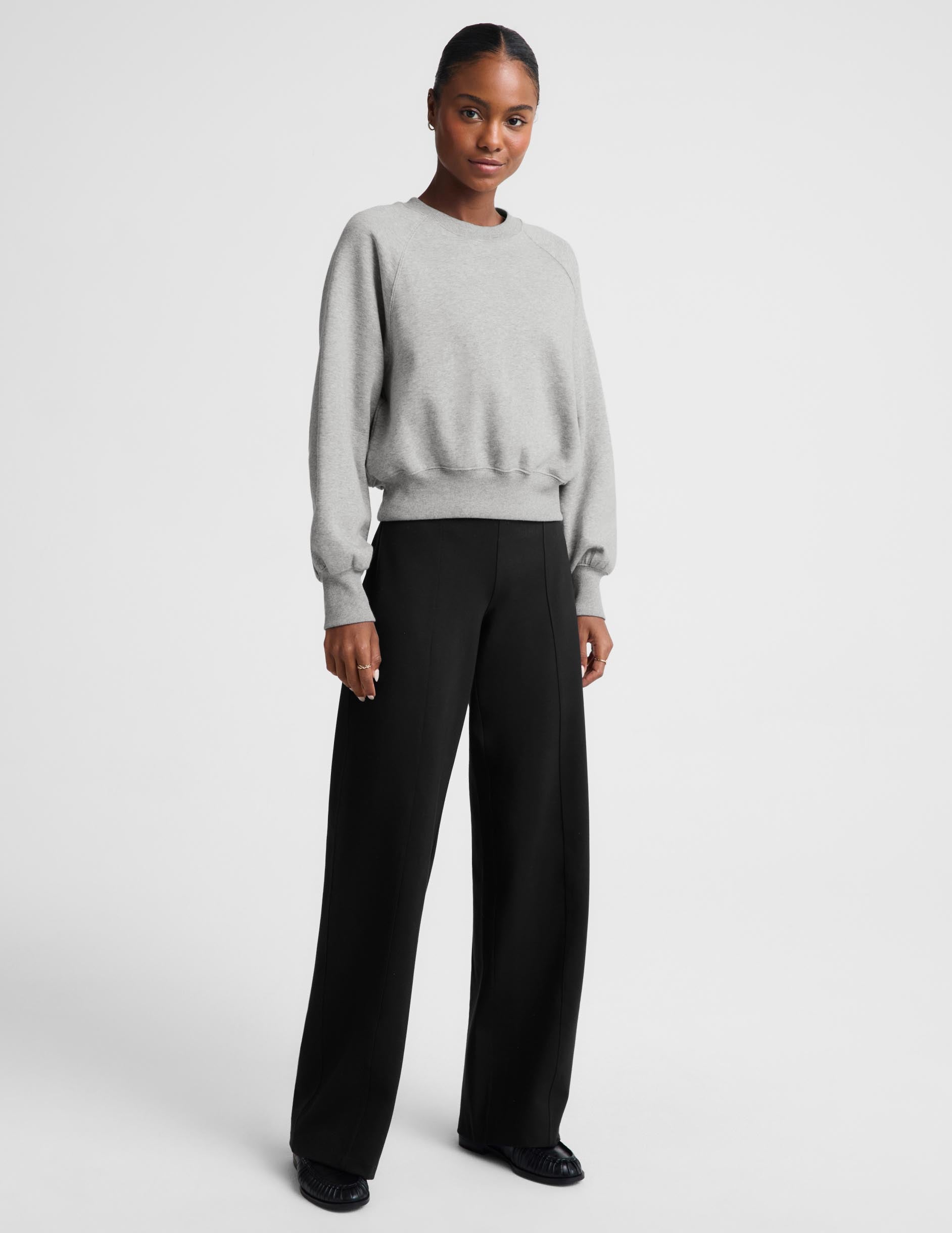 Ponte Straight Leg Pant 31" - Black