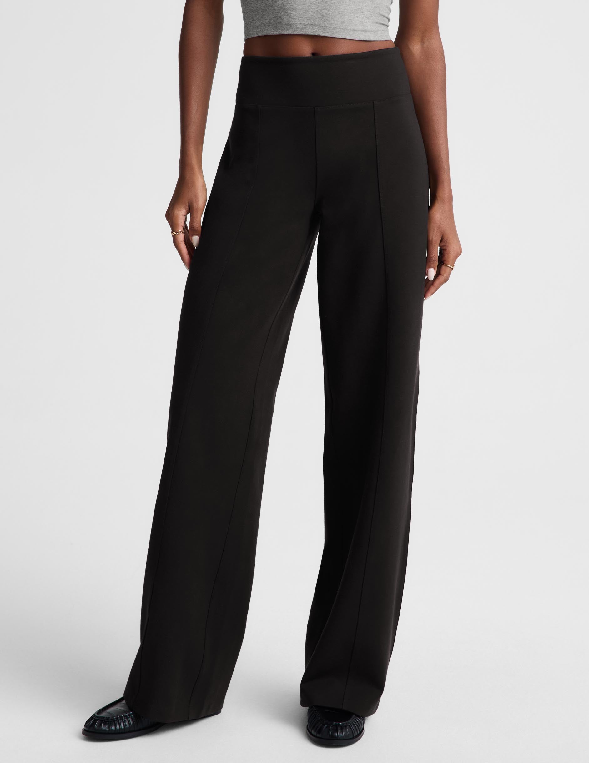 Ponte Straight Leg Pant 31" - Black