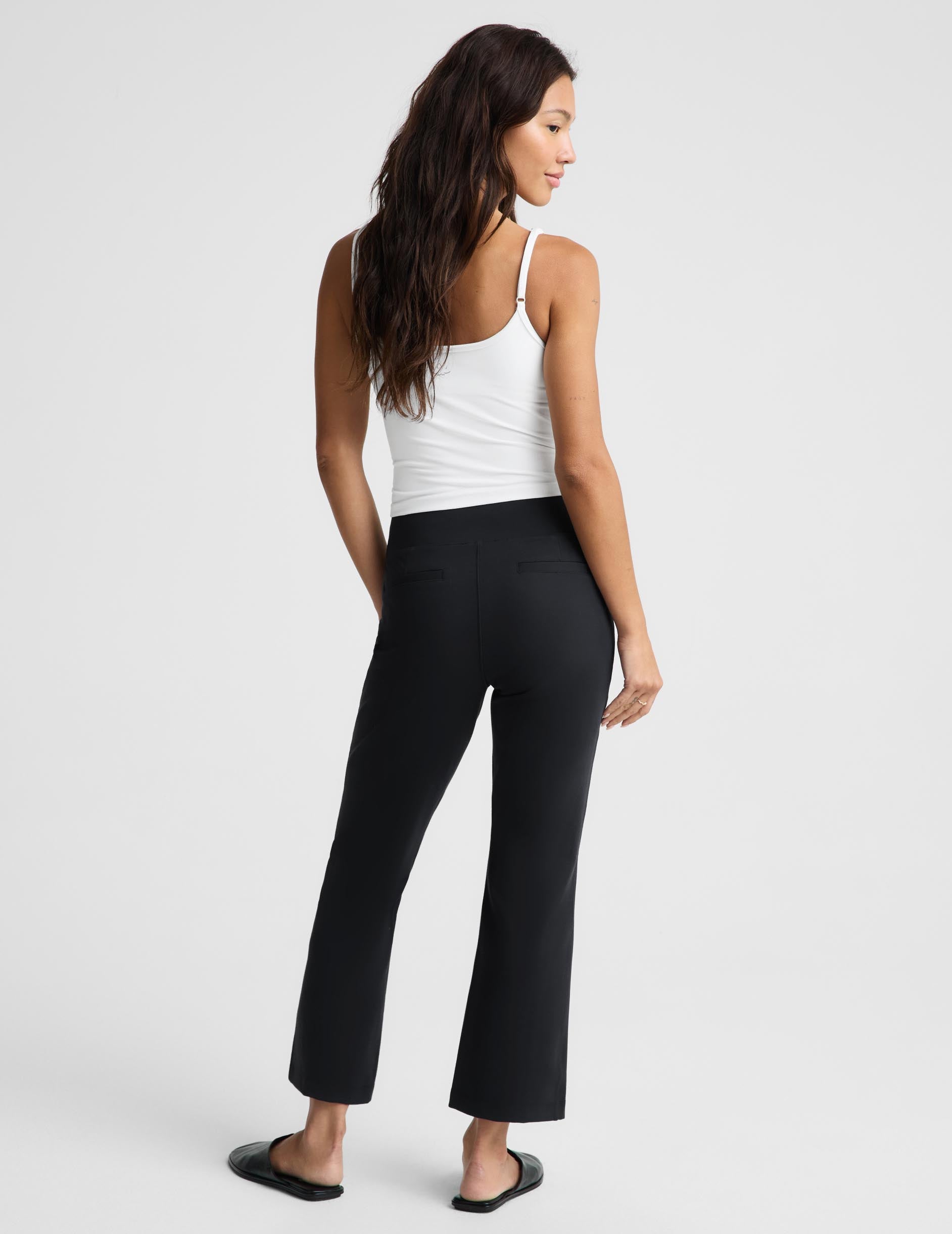 Ponte Kick Flare Pant - Black