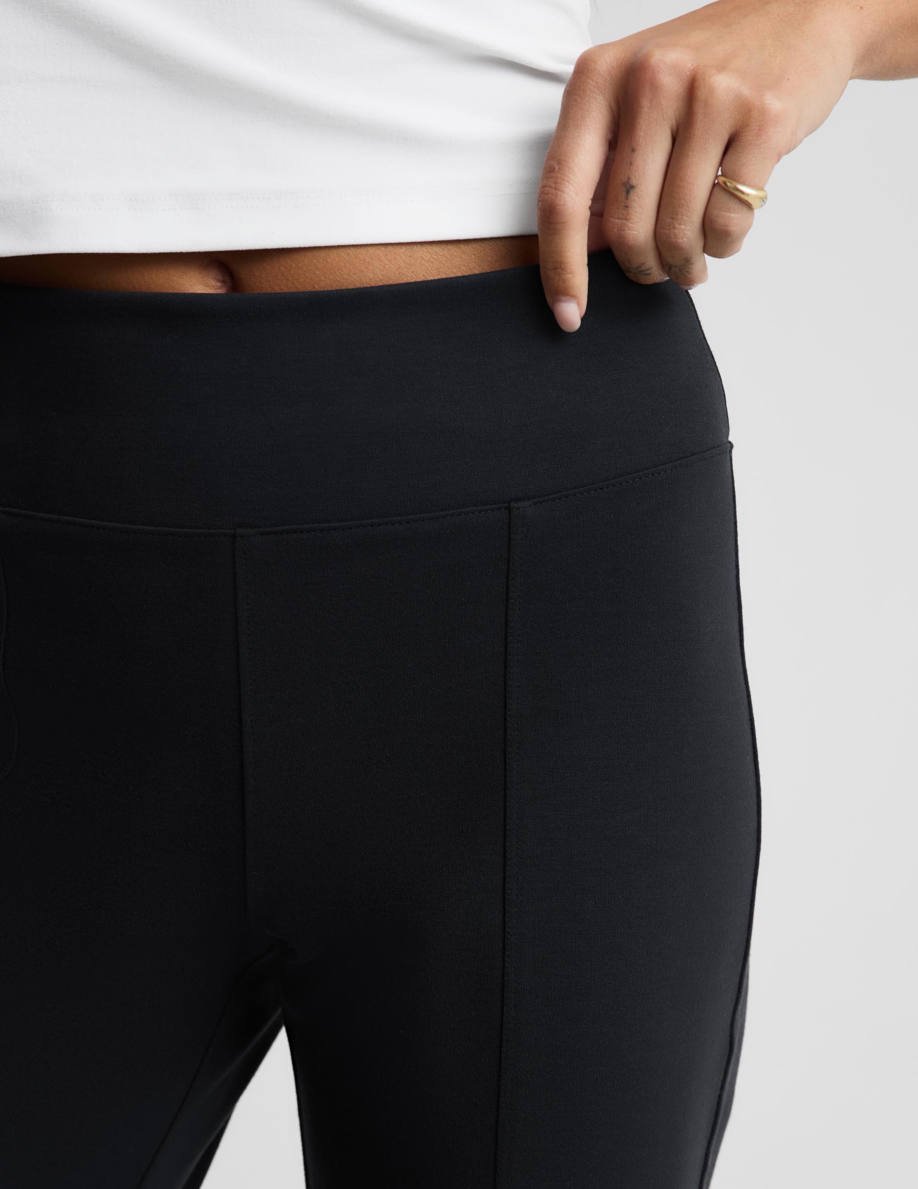 Ponte Kick Flare Pant - Black