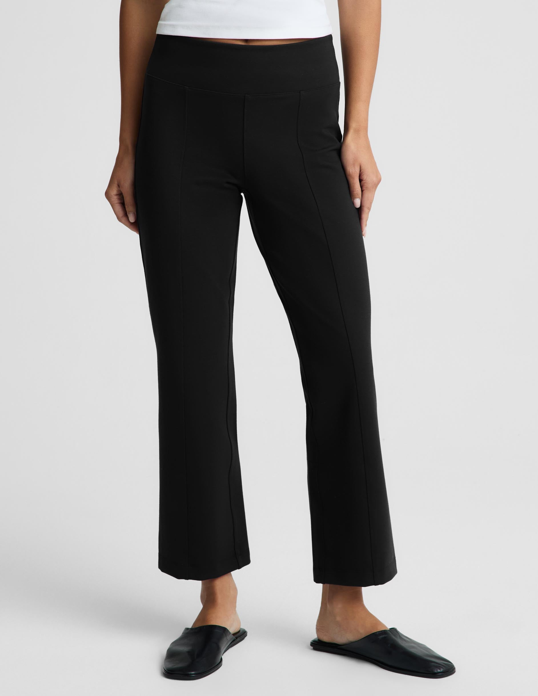 Ponte Kick Flare Pant - Black
