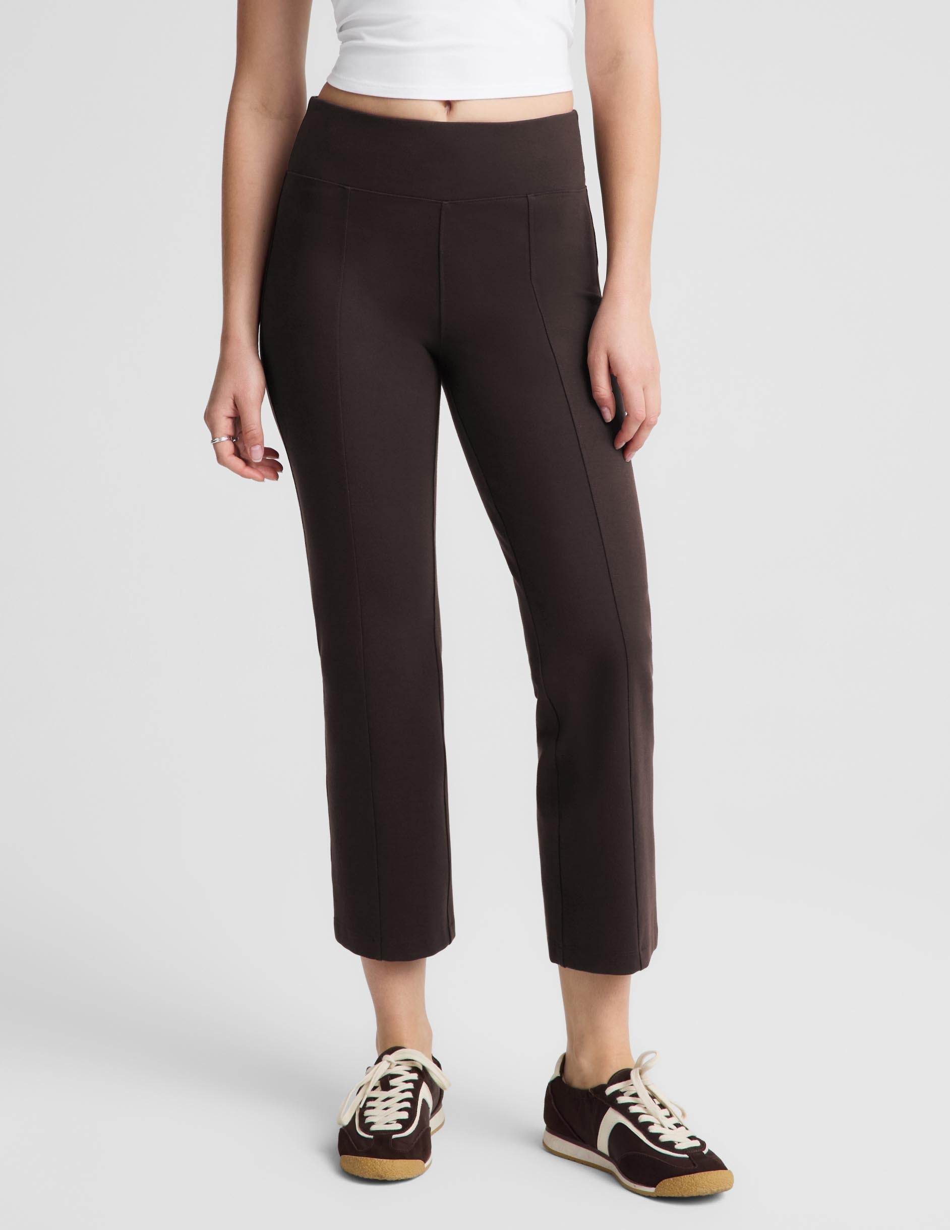Ponte Kick Flare Pant - Dark Chocolate
