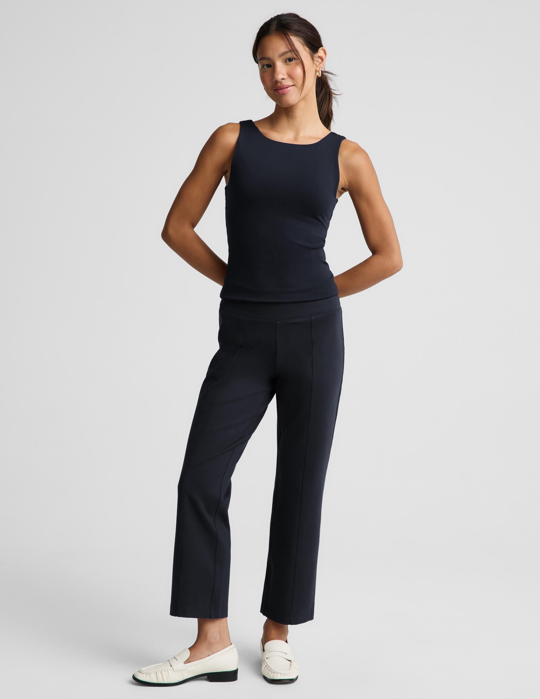Ponte Kick Flare Pant - Darkest Navy
